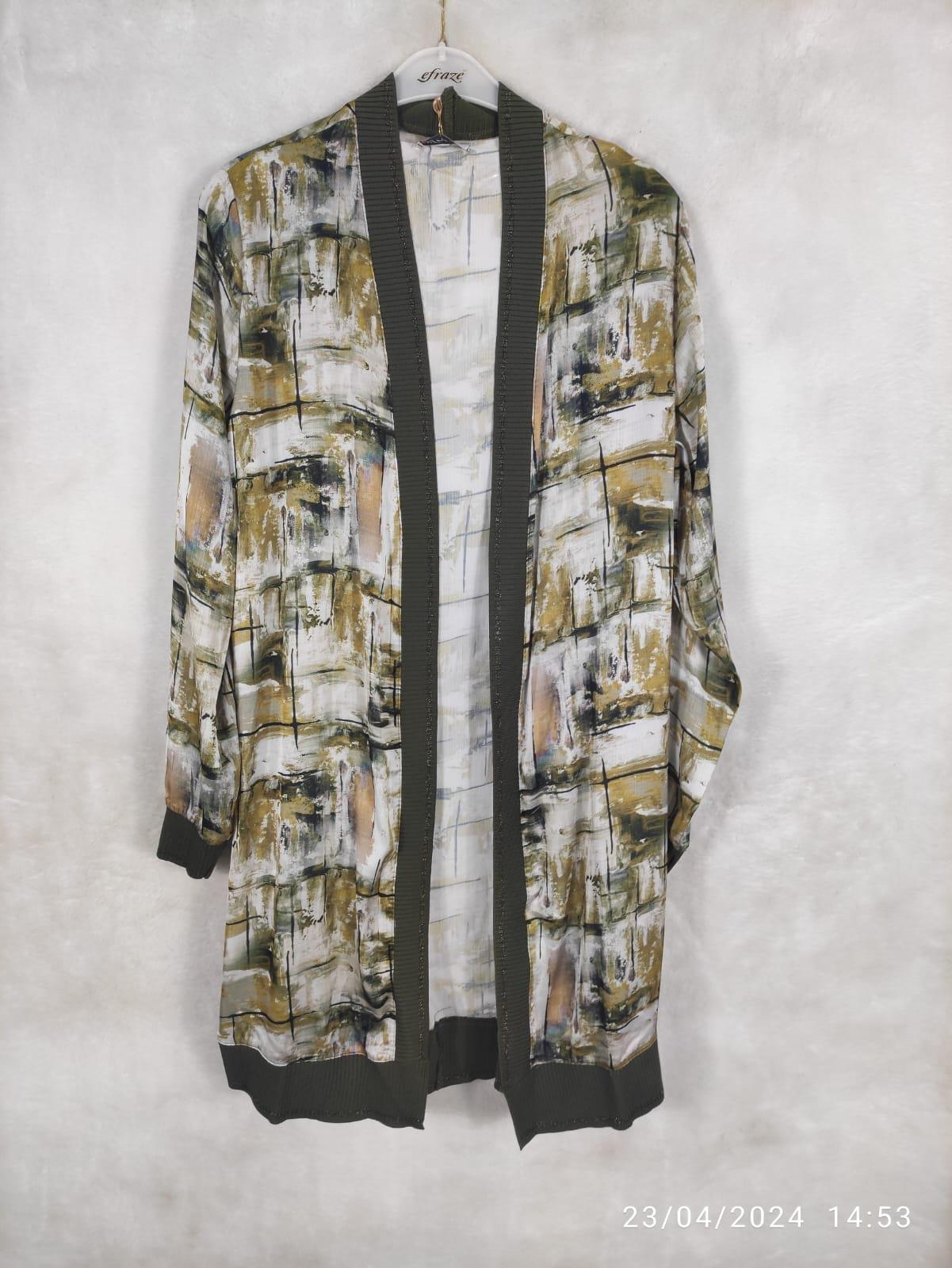 Efraze Rayon Ceket 419 - YEŞİL