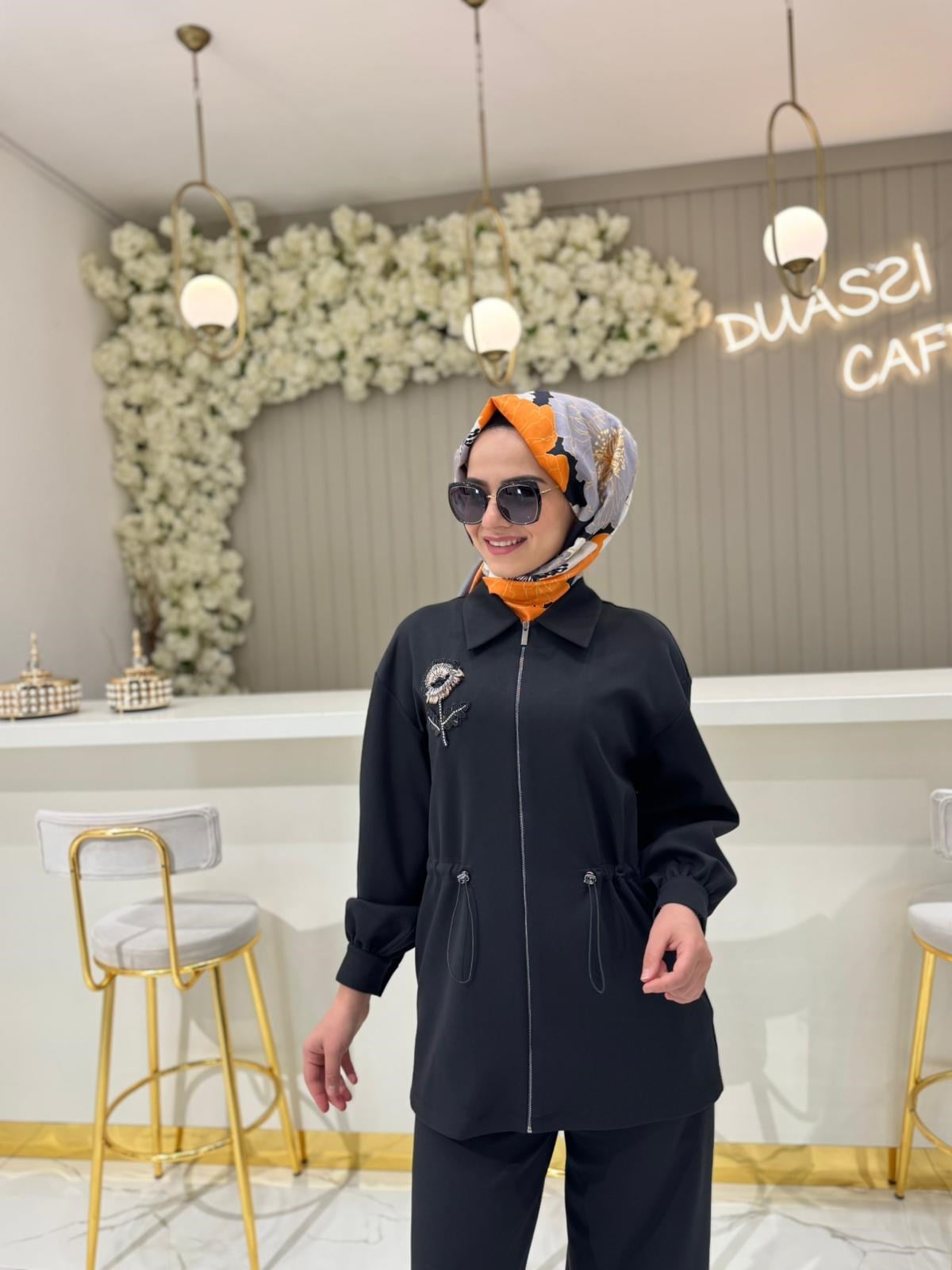 Exquise Delılah Tunik  - SİYAH