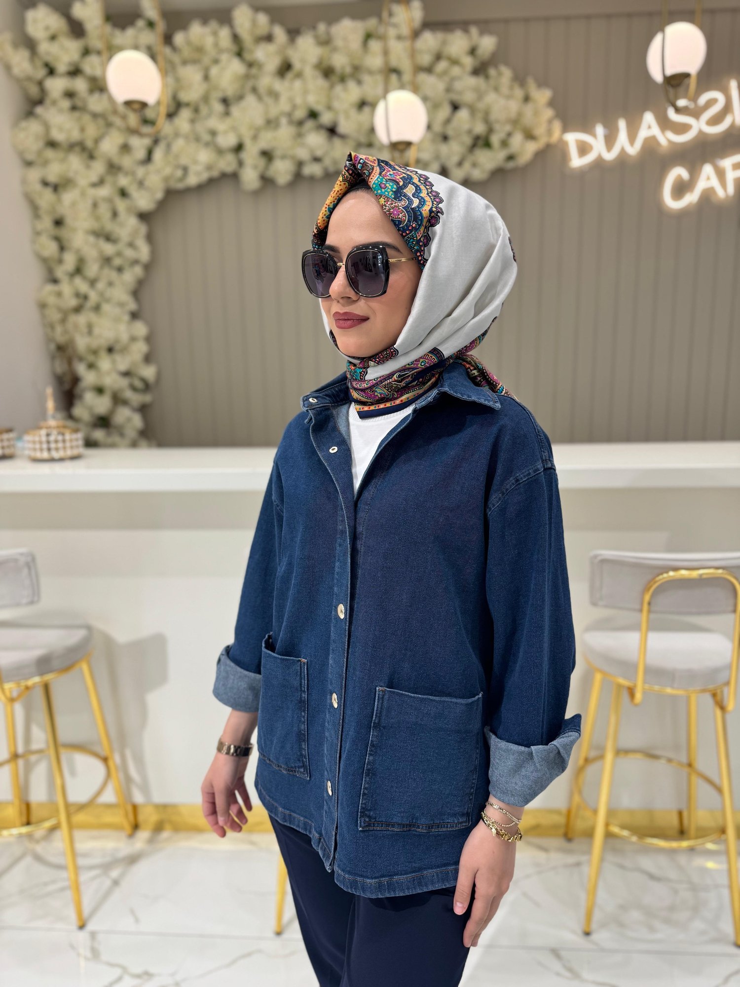 Exquise Salma Ceket  - İNDİGO