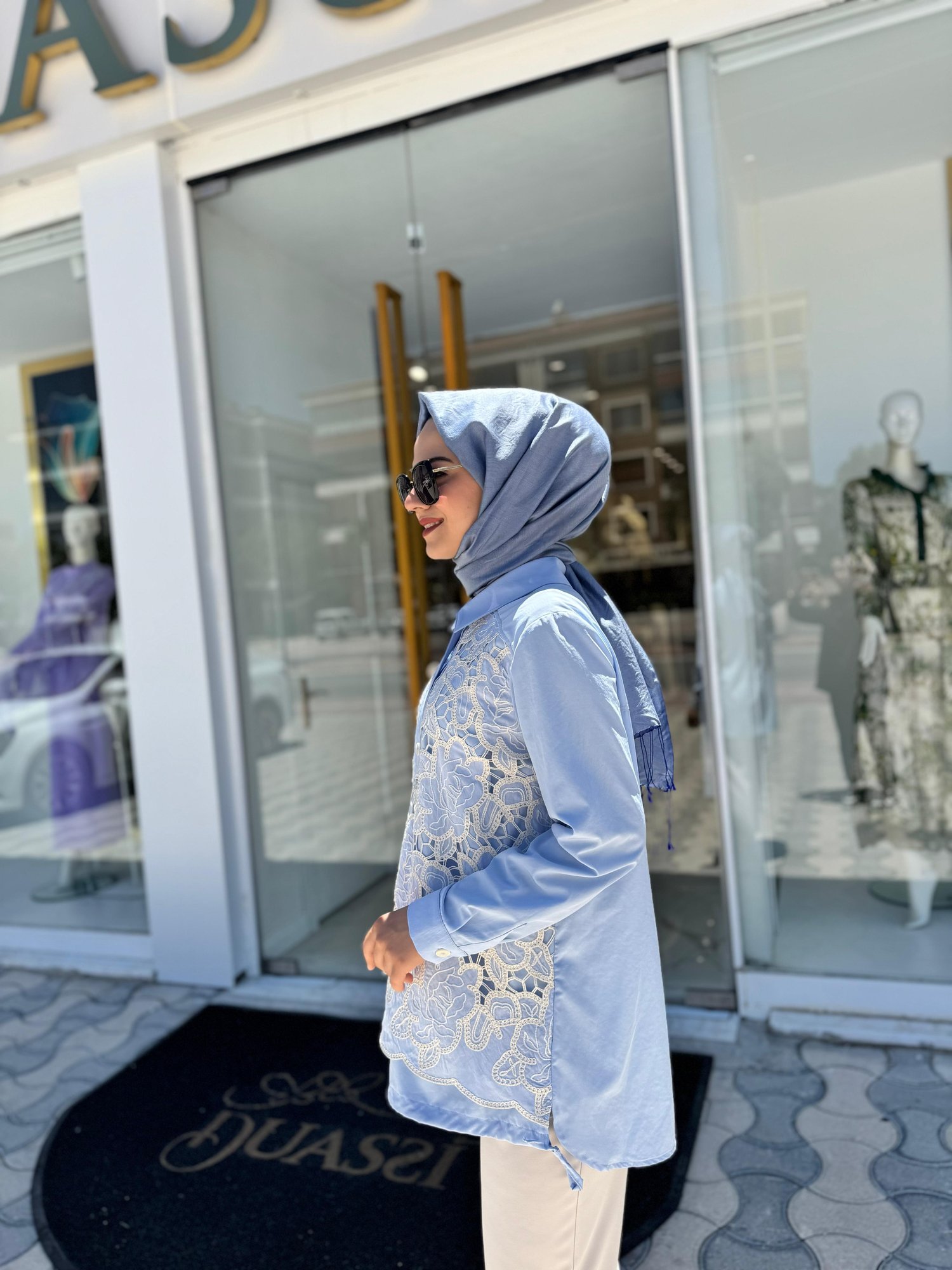 Fuat Gürşen 3339 Tunik  - MAVİ