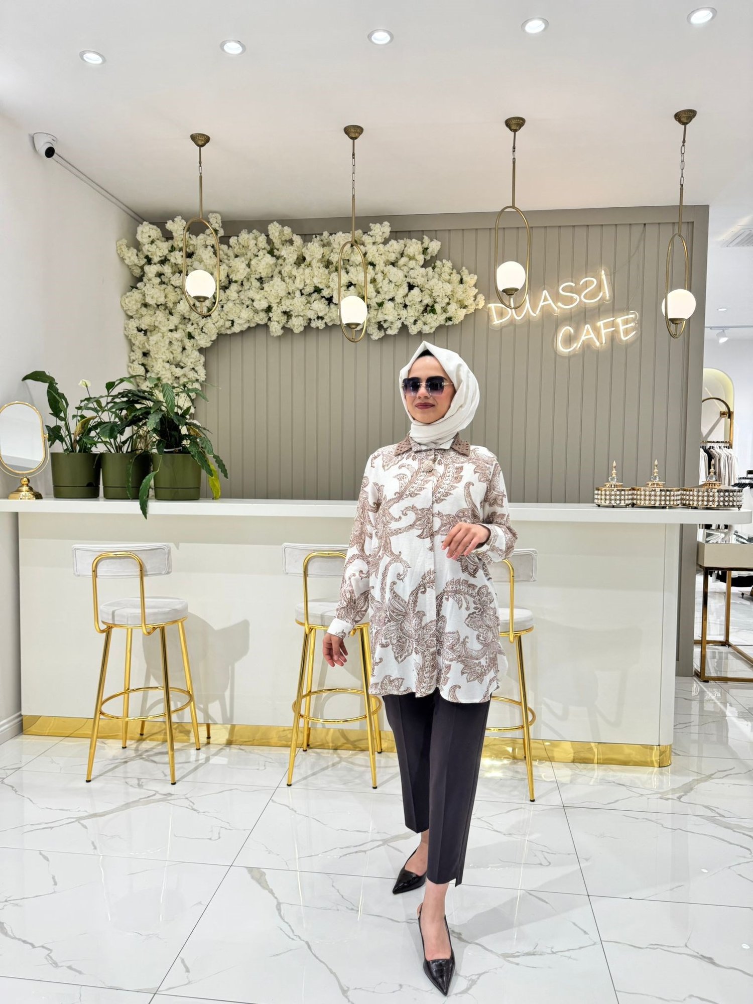 Fuat Gürşen 3347 Tunik  - KAHVE