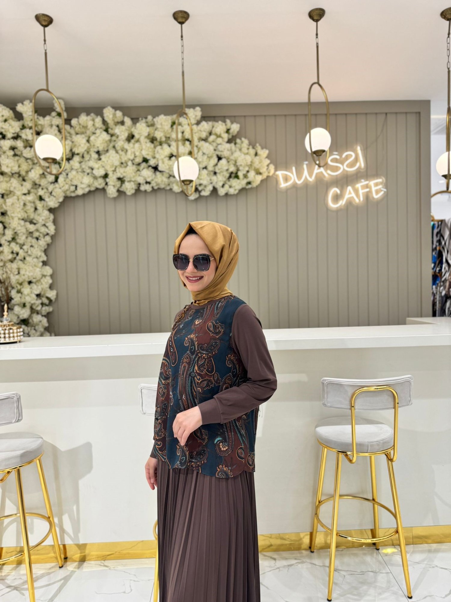 Fuat Gürşen 4307 Tunik  - KAHVE