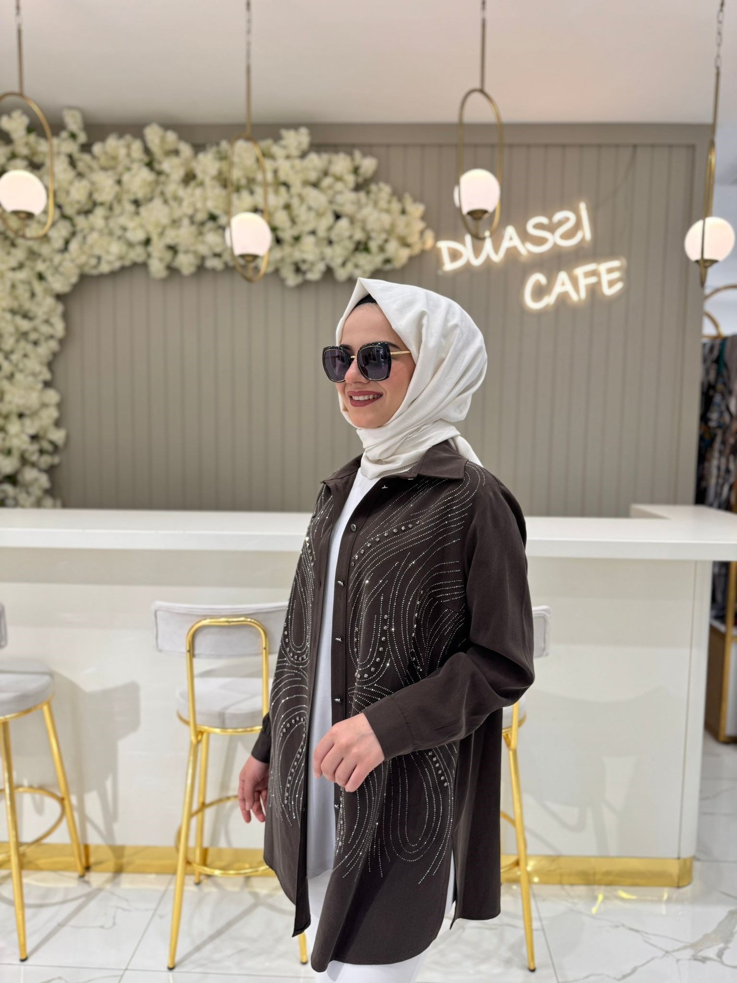 Fuat Gürşen 4308 Tunik  - KAHVE