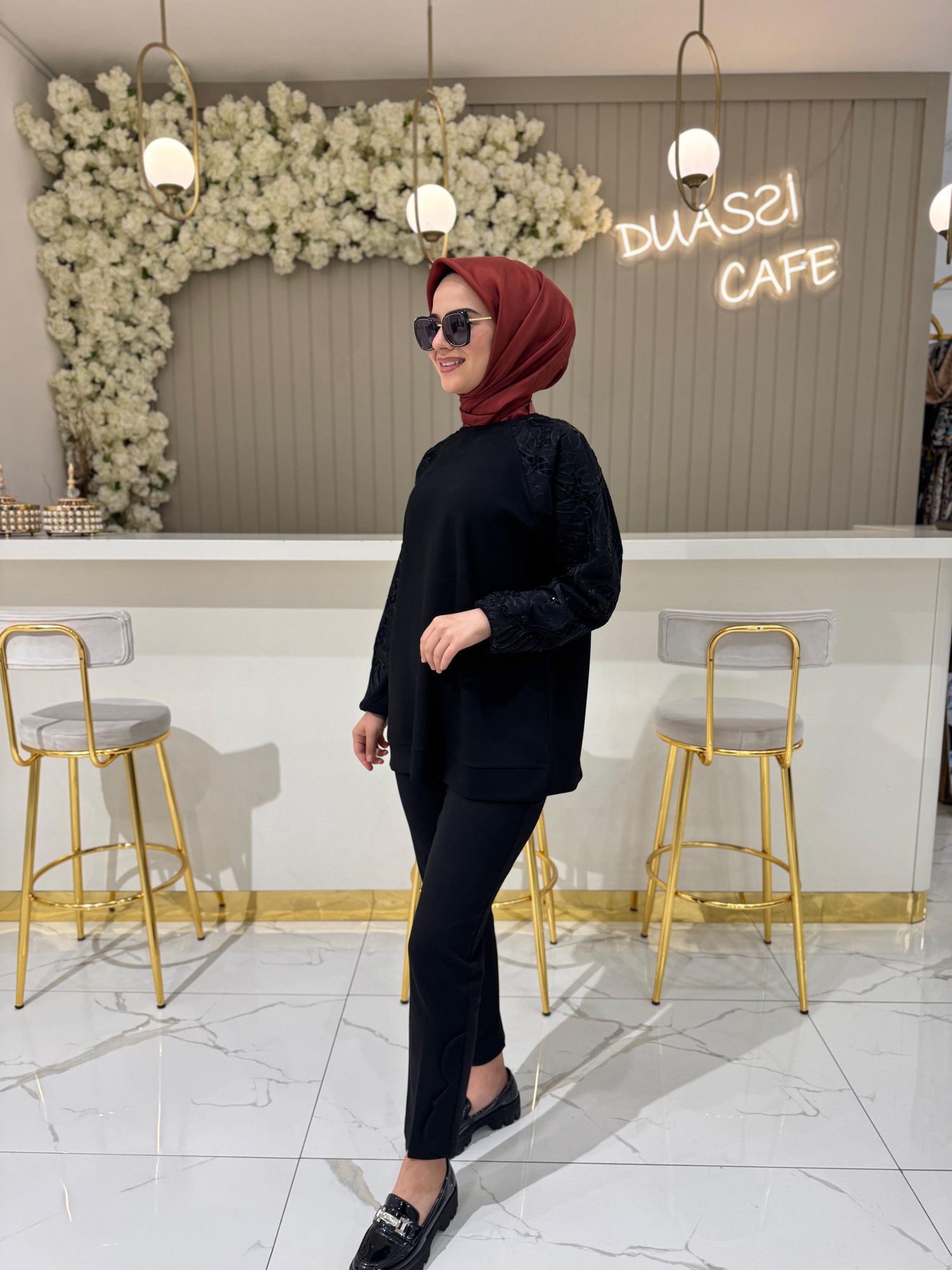 Fuat Gürşen 4318 Tunik  - SİYAH