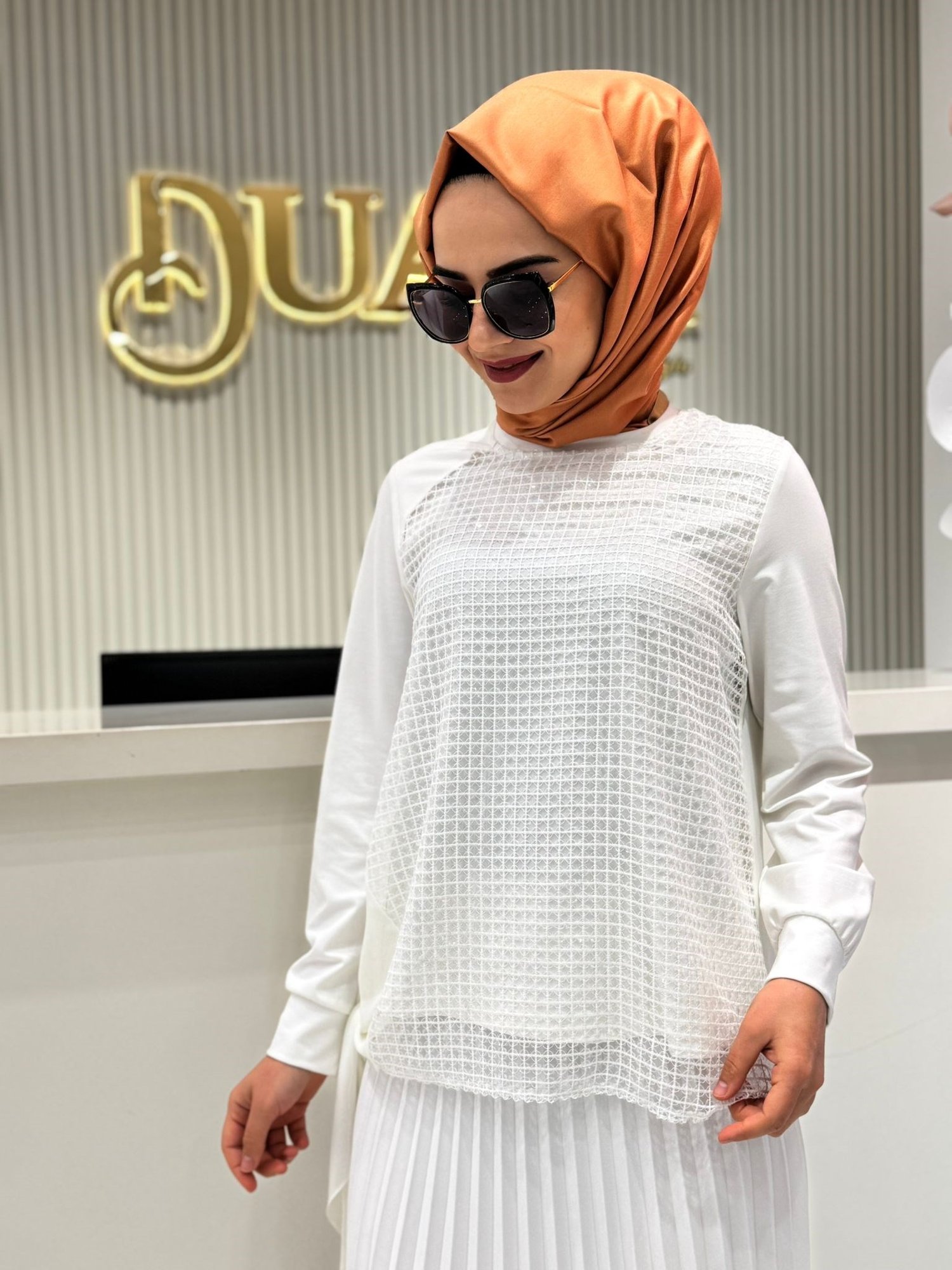Fuat Gürşen 4325 Tunik  - EKRU