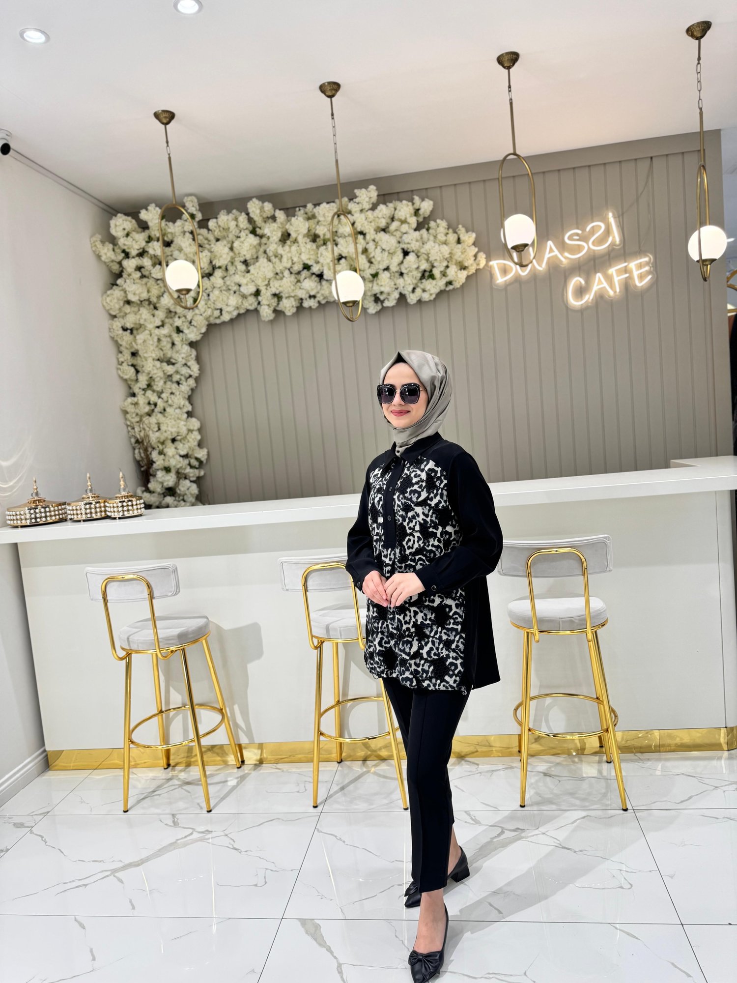 Fuat Gürşen 4367 Tunik  - SİYAH