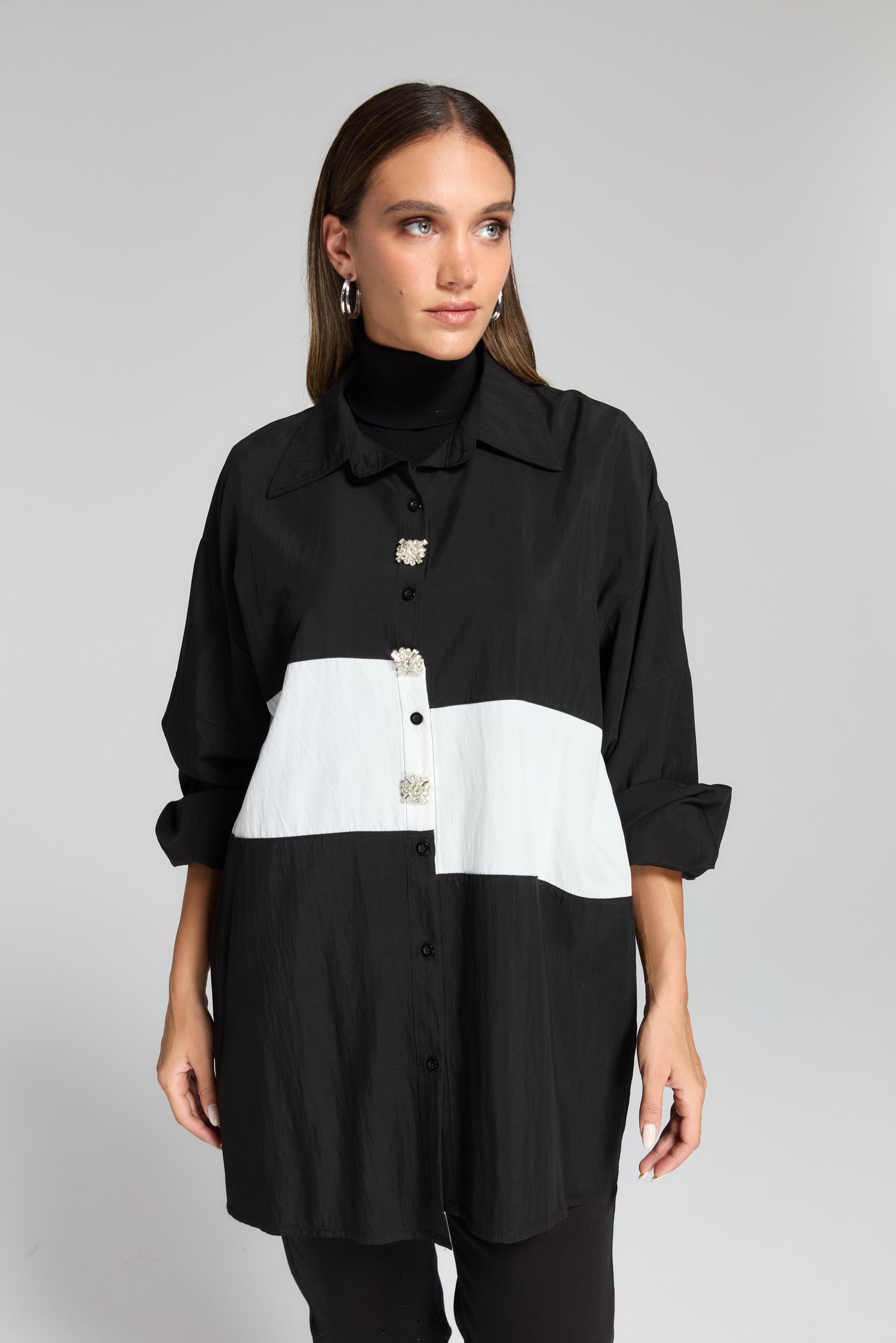 Fuat Gürşen 4368 Tunik  - Siyah