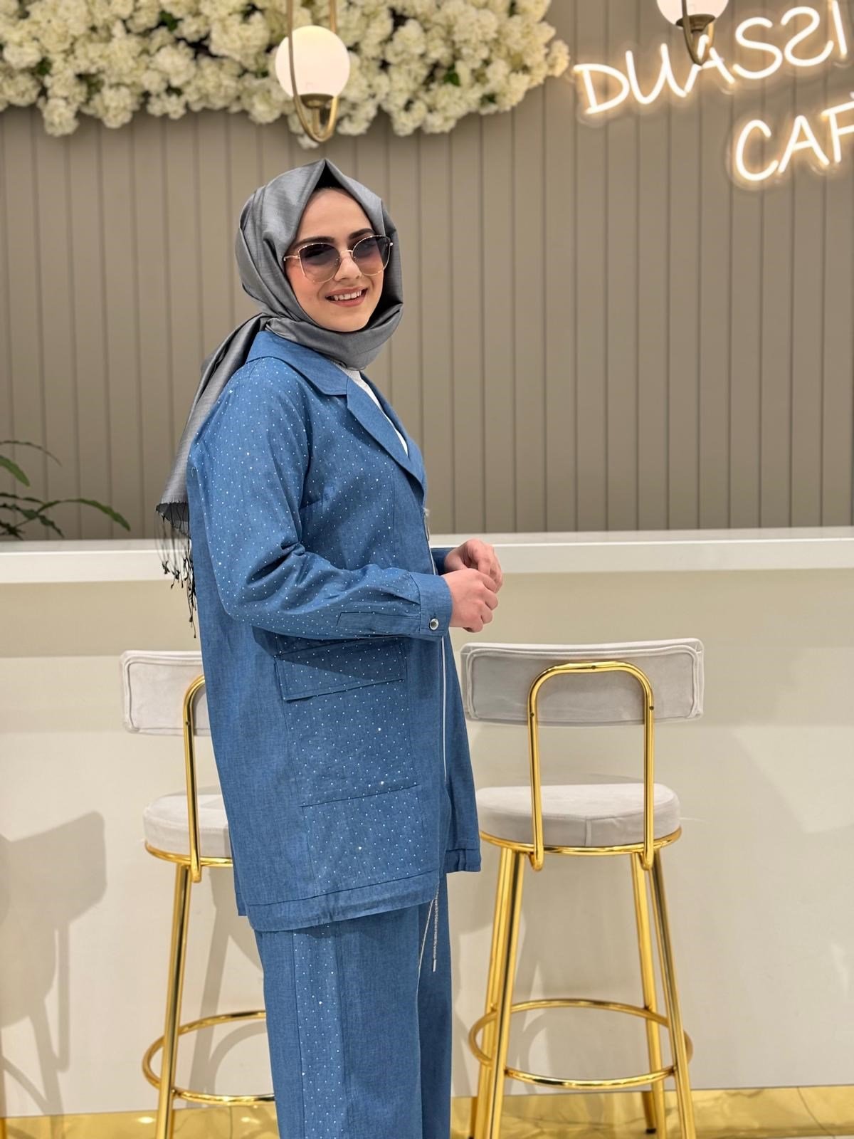 Fuat Gürşen Fermuarlı Kap 25Y-3608 - LACİVERT