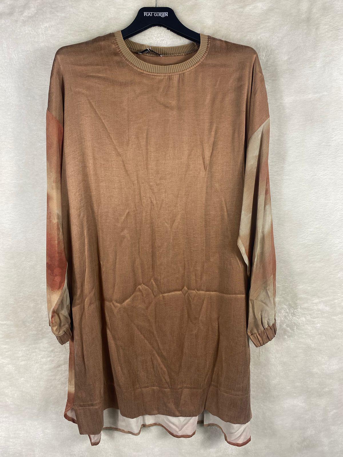 Fuat Gürşen Qupra Tunik 1618 - CAMEL