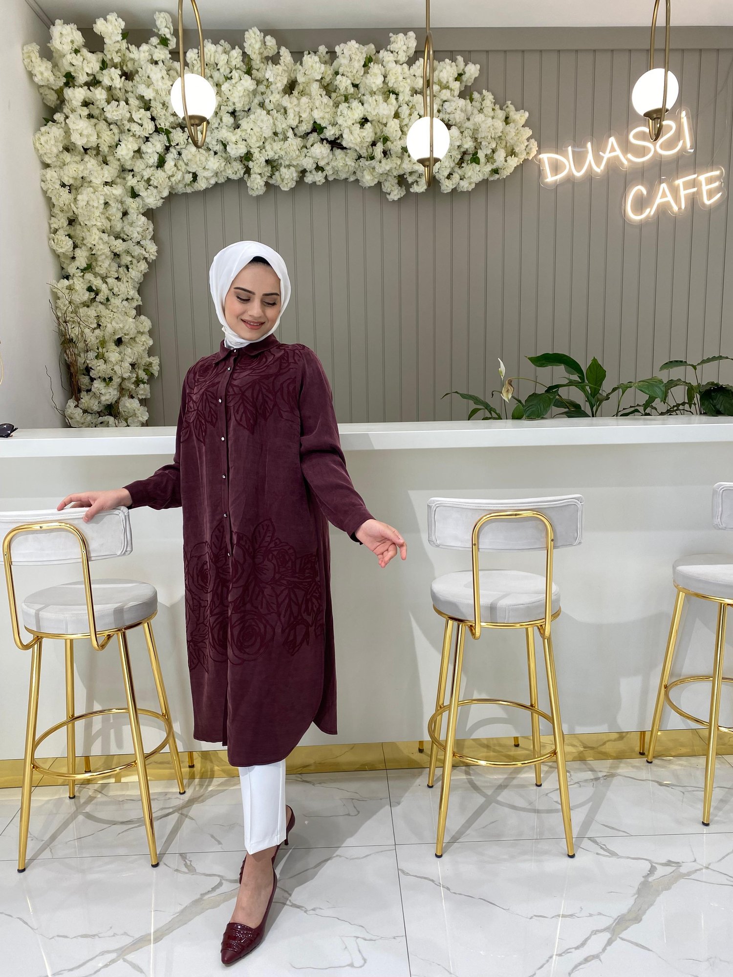 Fuat Gürşen Tunik 2318 - BORDO