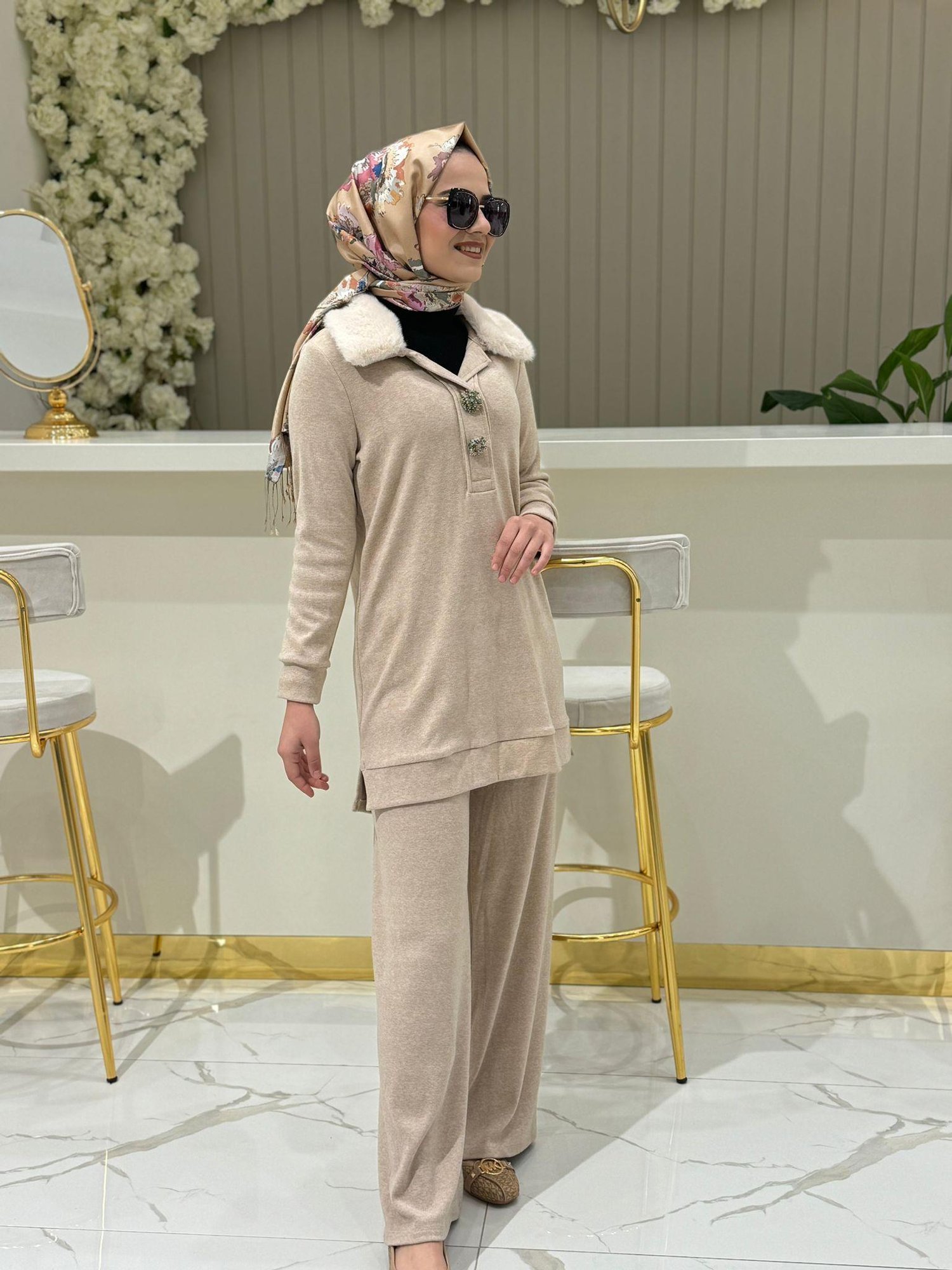 Fuat Gürşen Tunik 2334 - Beyaz