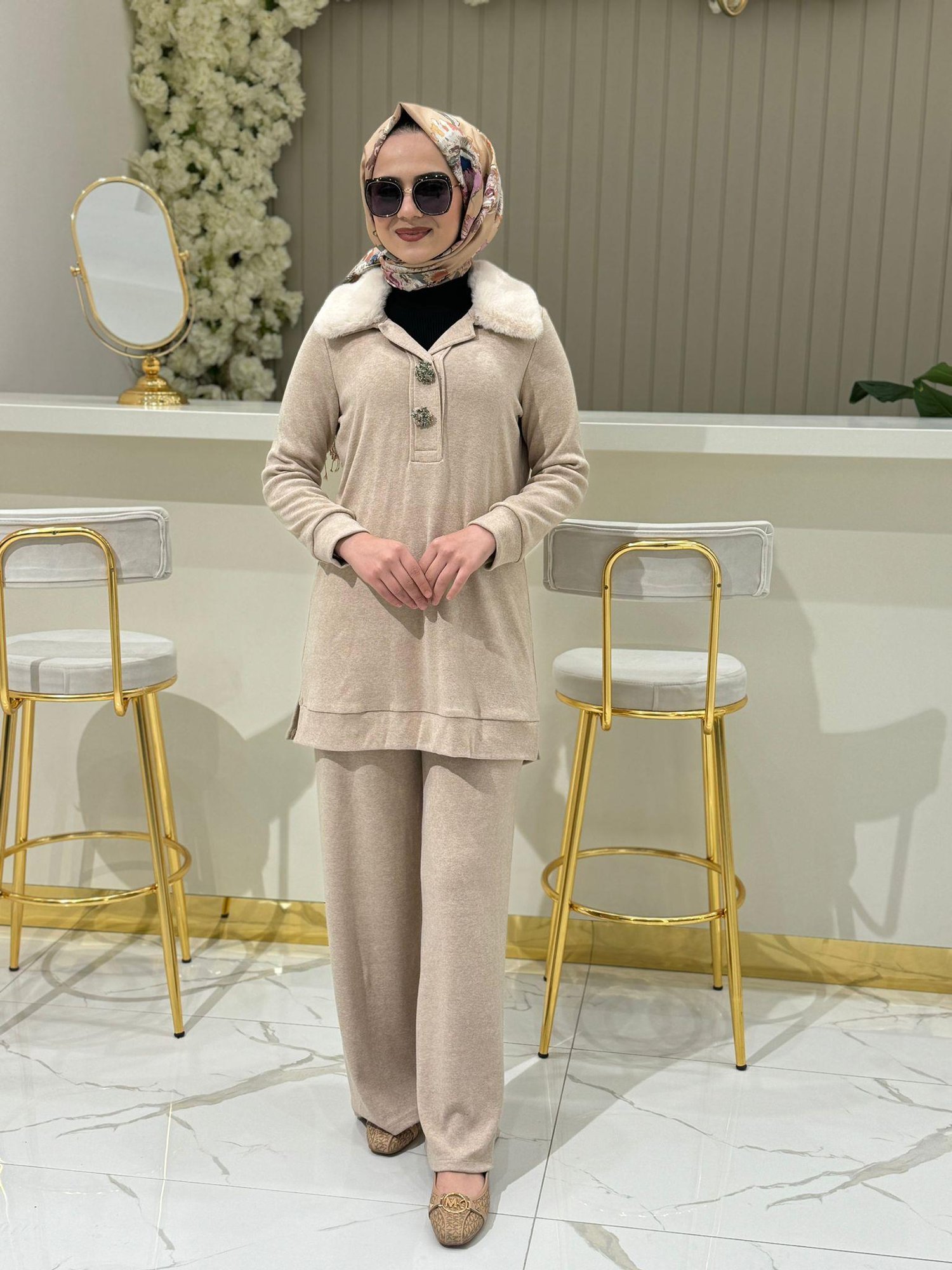 Fuat Gürşen Tunik 2334 - Beyaz