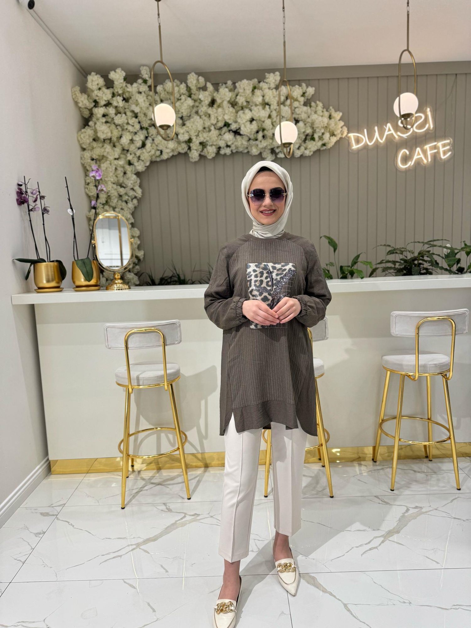 Fuat Gürşen Tunik 3326-K - KAHVE