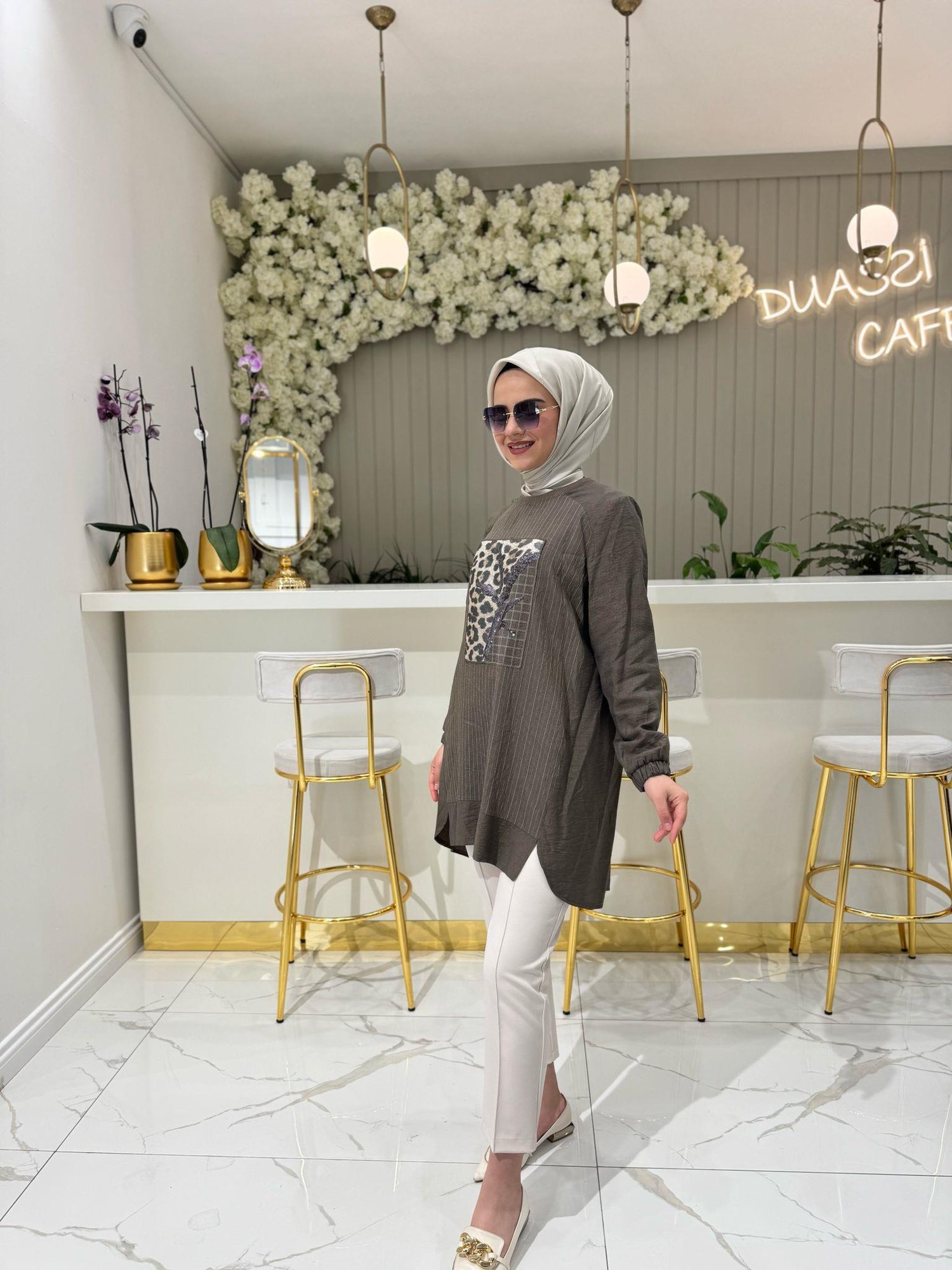 Fuat Gürşen Tunik 3326-K - KAHVE