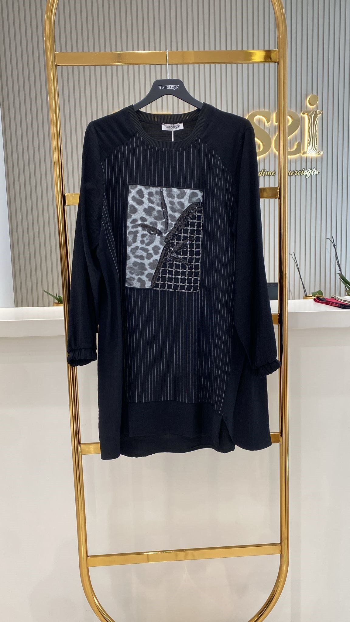 Fuat Gürşen Tunik 3326-S - SİYAH