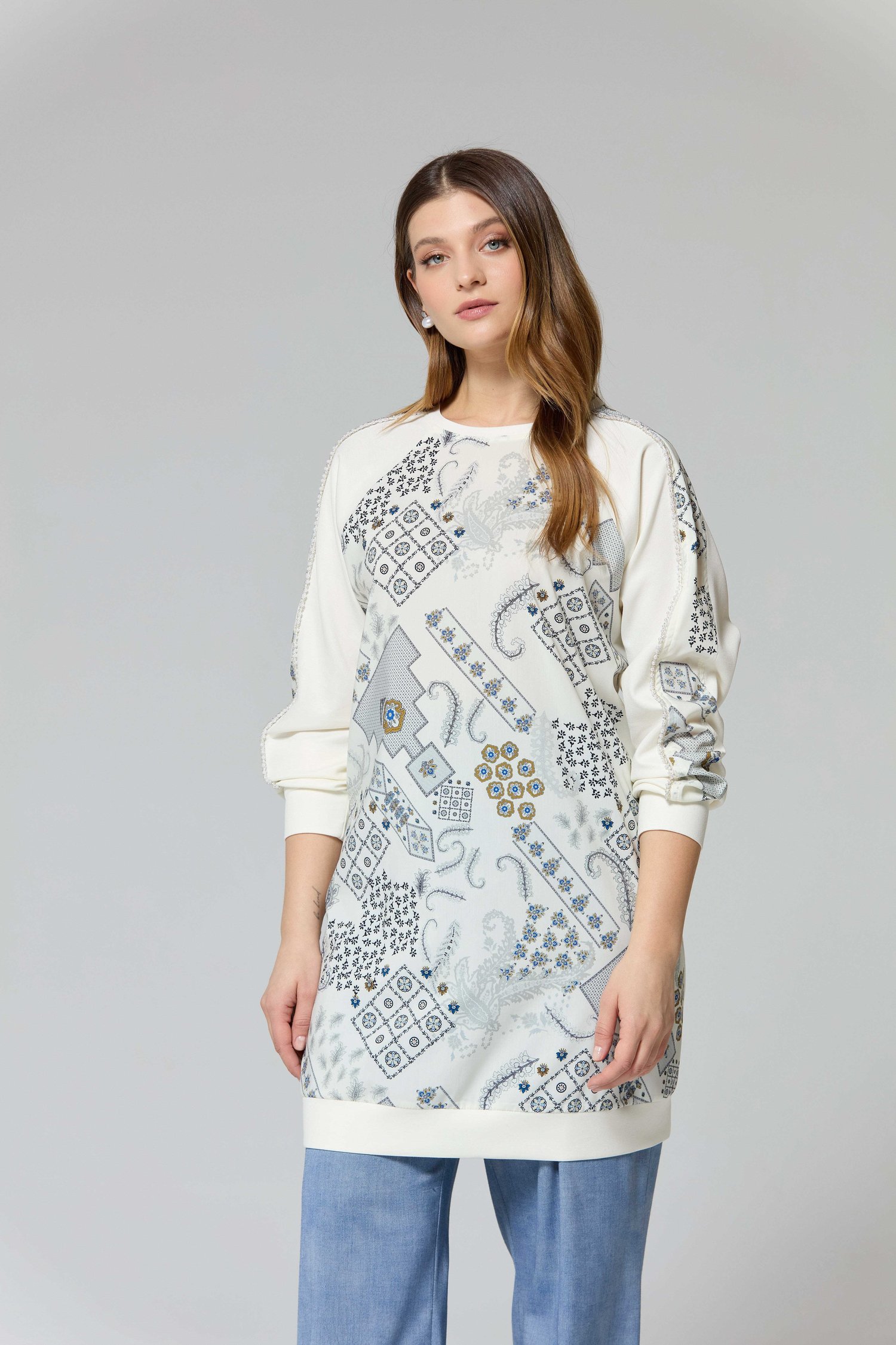 Fuat Gürşen Tunik 3362-E - EKRU