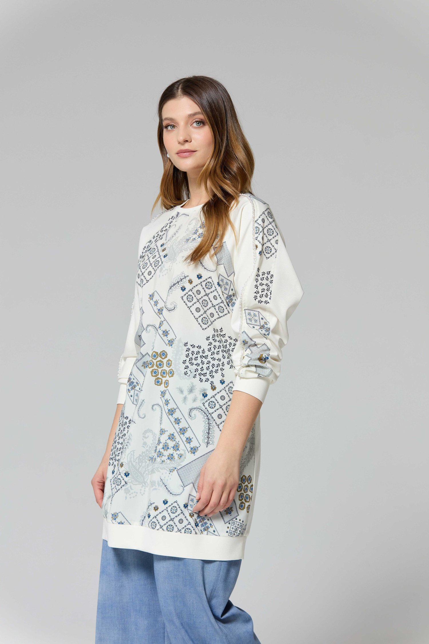 Fuat Gürşen Tunik 3362-E - EKRU