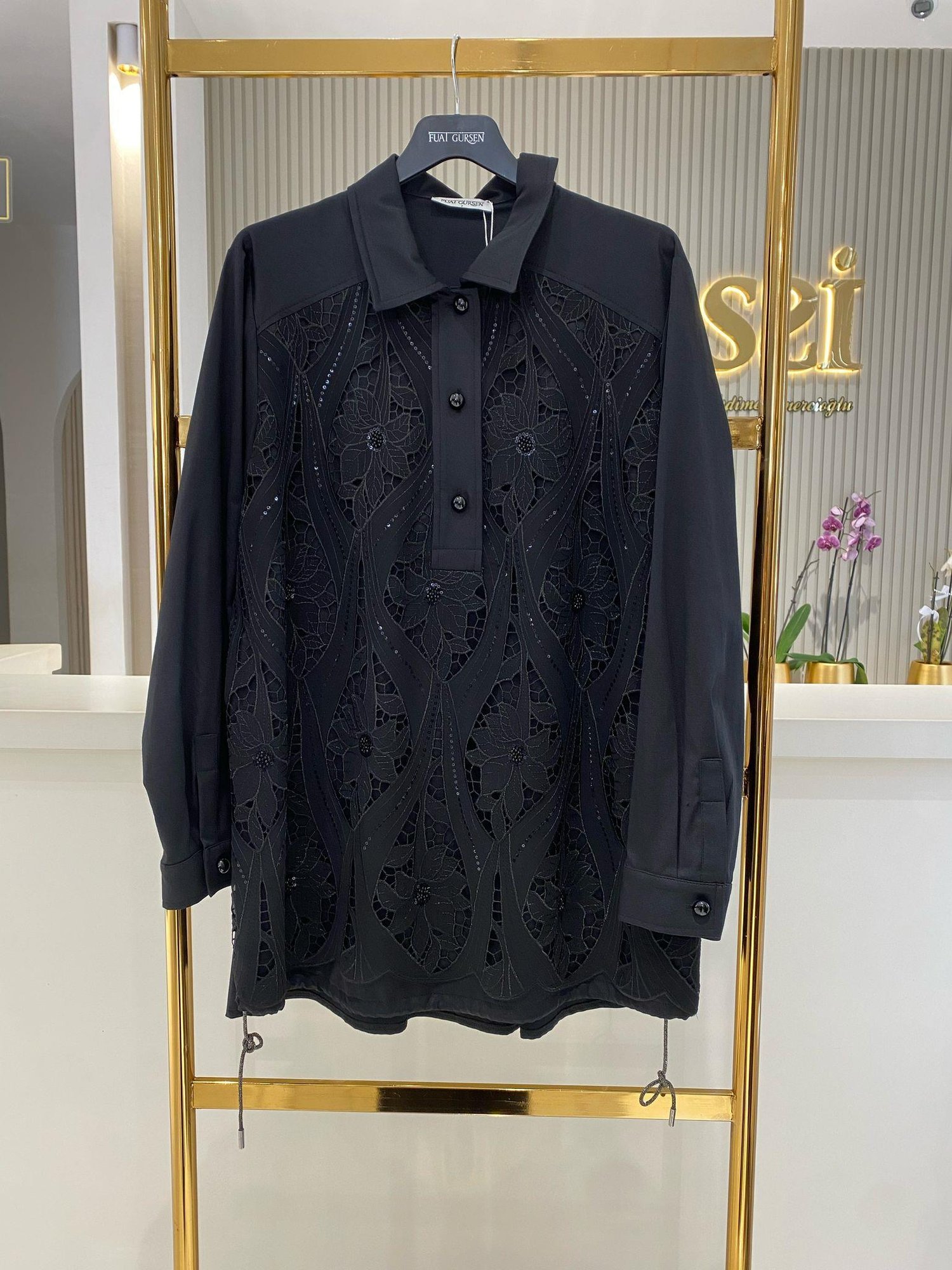 Fuat Gürşen Tunik 3363-S - SİYAH