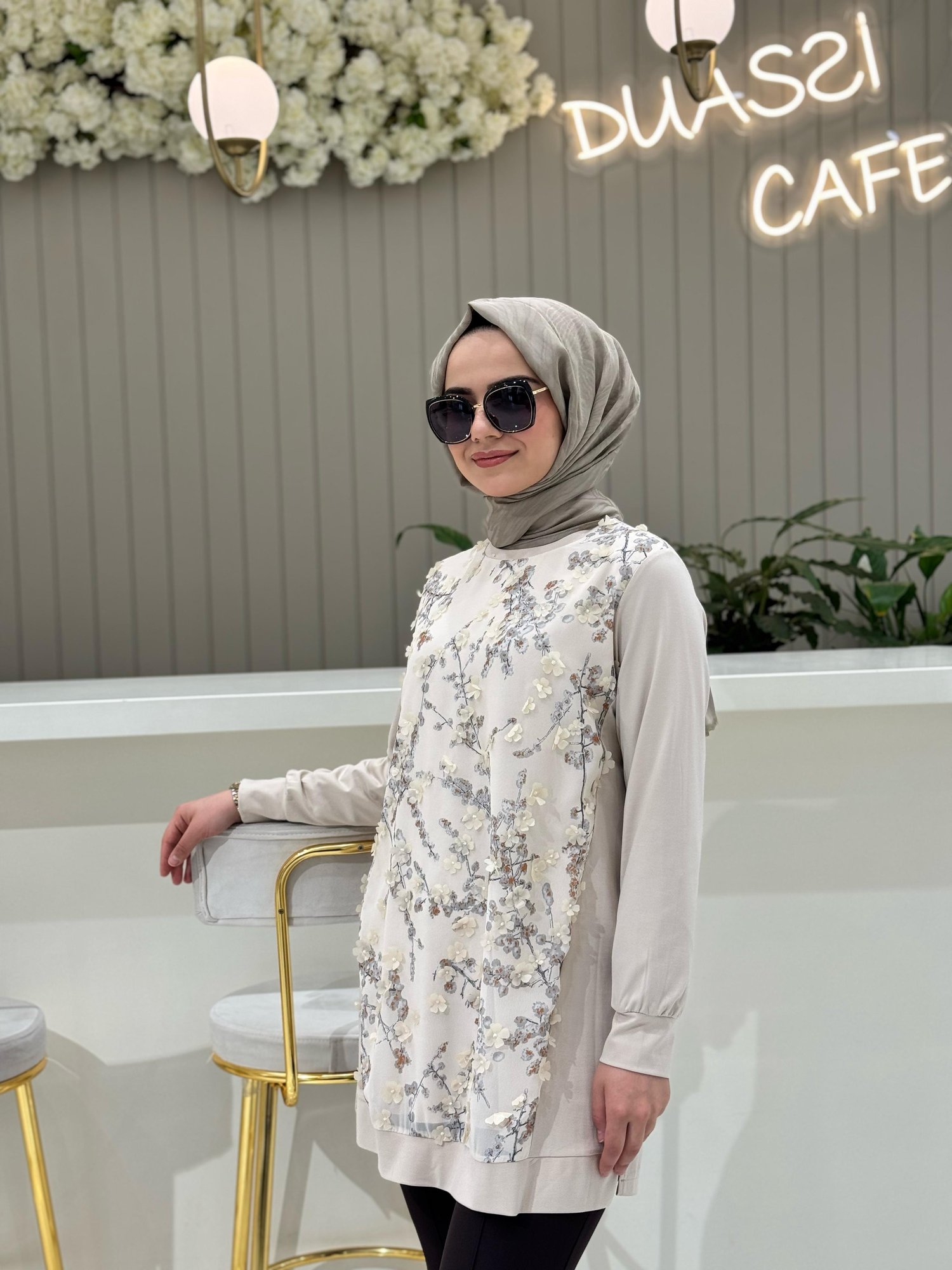 Fuat Gürşen Tunik 3375-B - BEJ