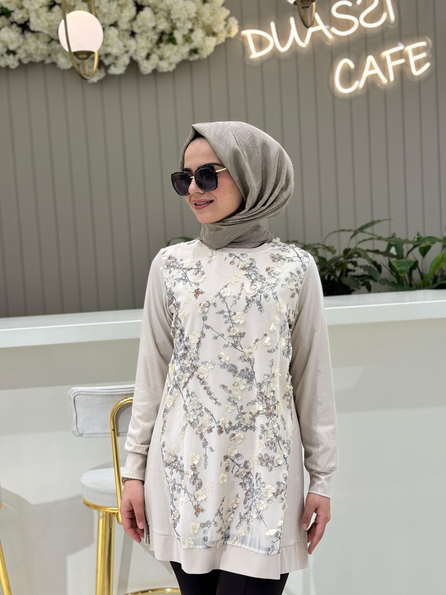 Fuat Gürşen Tunik 3375-B - BEJ