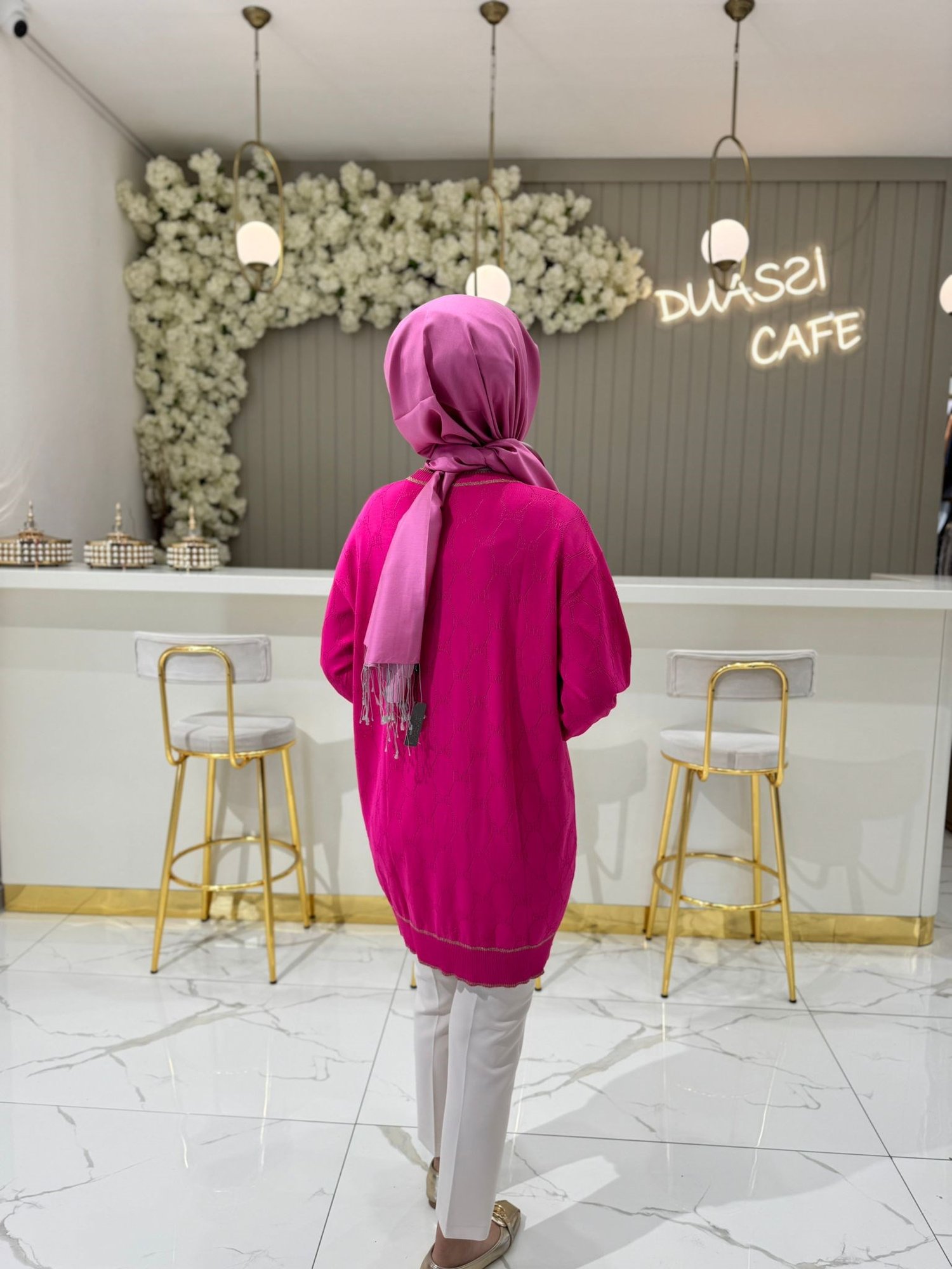 Ghisa 3166 Hırka  - fuşya