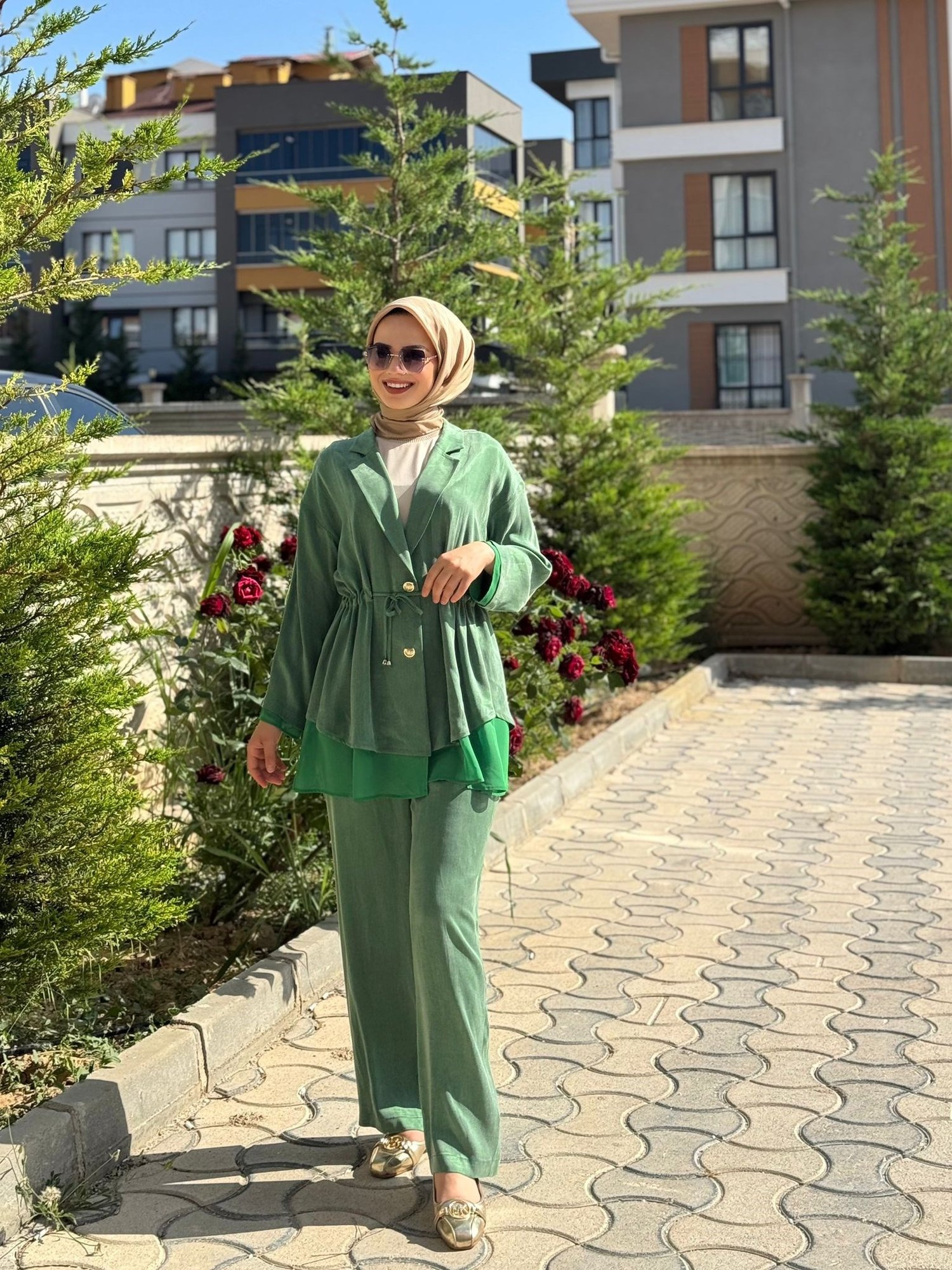 Ghisa 3182 Takım  - YEŞİL