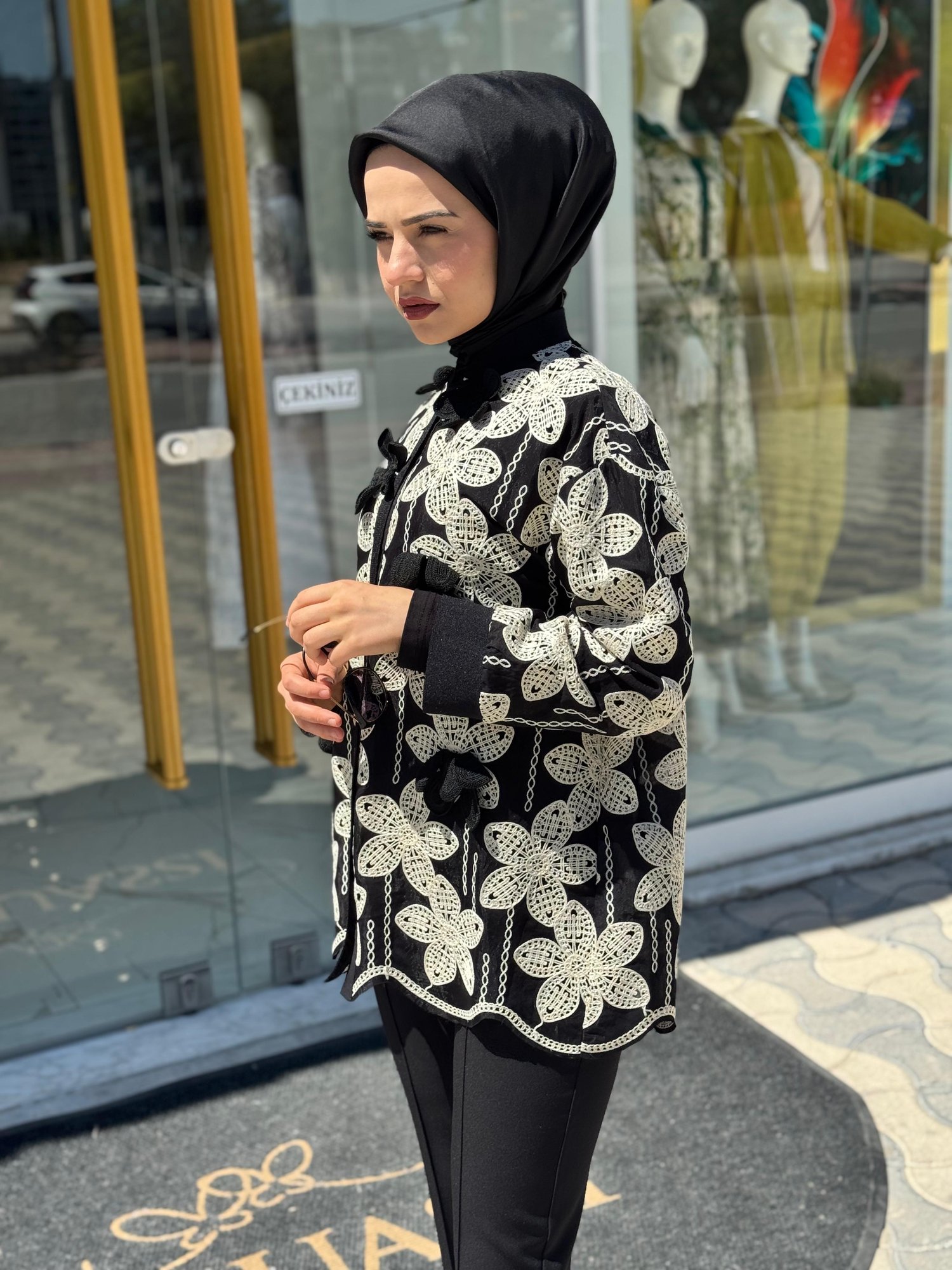 Ghisa 3188 Tunik  - SİYAH