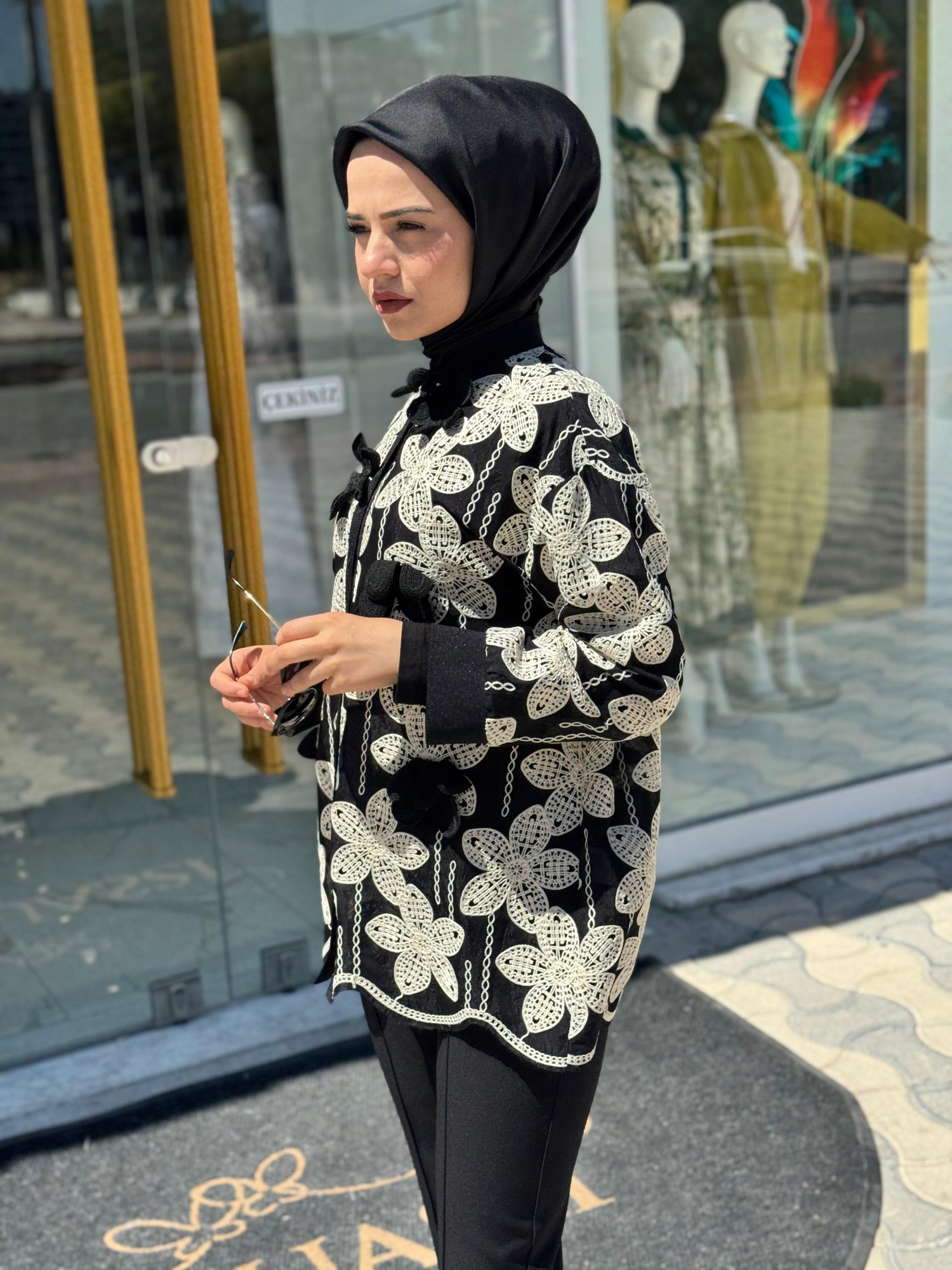 Ghisa 3188 Tunik  - SİYAH