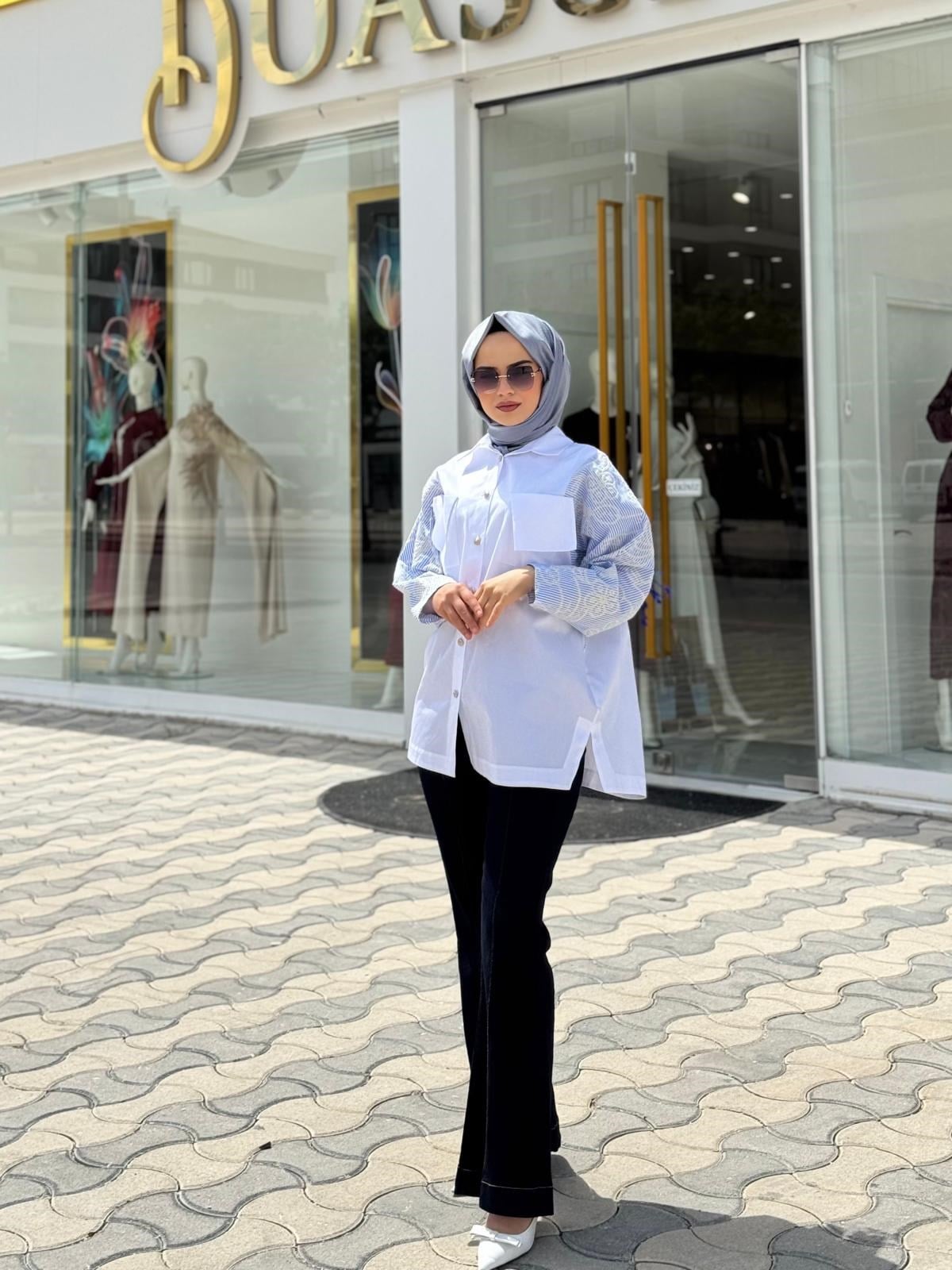 Ghisa 4003 Tunik  - MAVİ