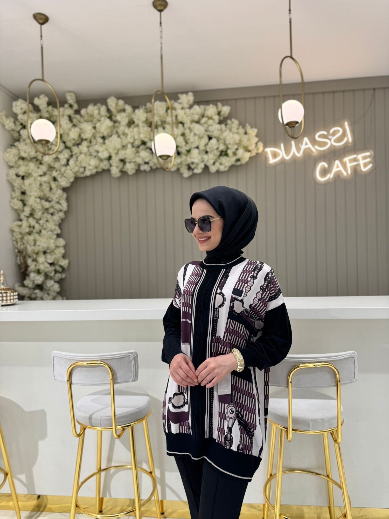 Ghisa 4148 Tunik  - BORDO
