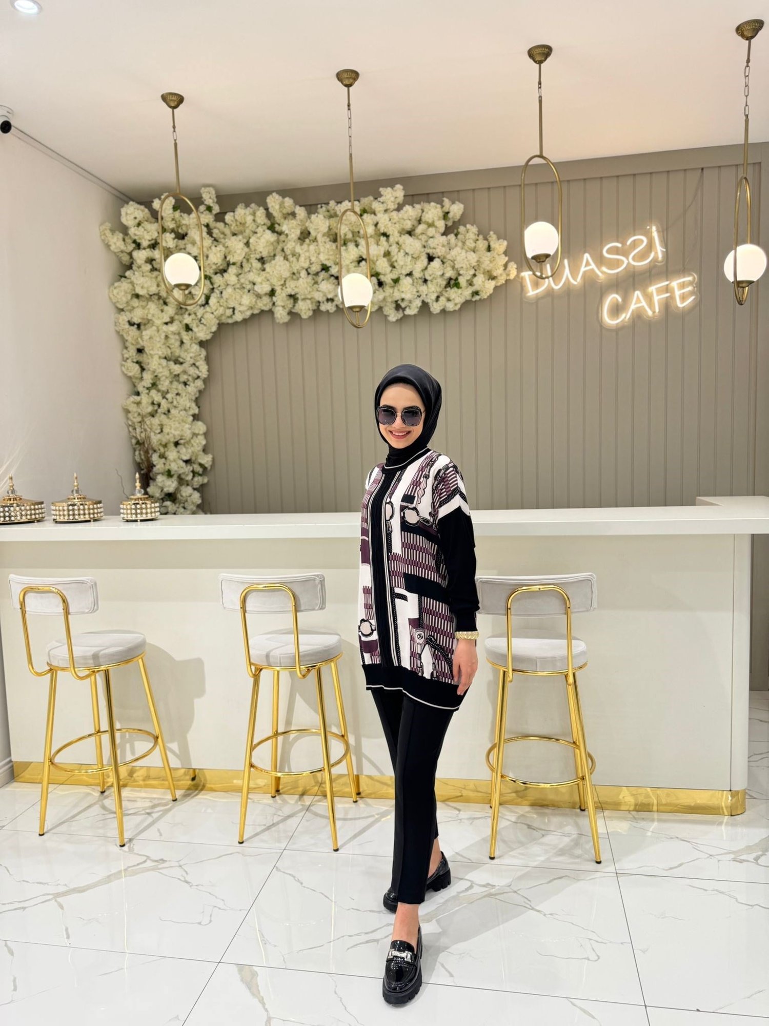 Ghisa 4148 Tunik  - BORDO