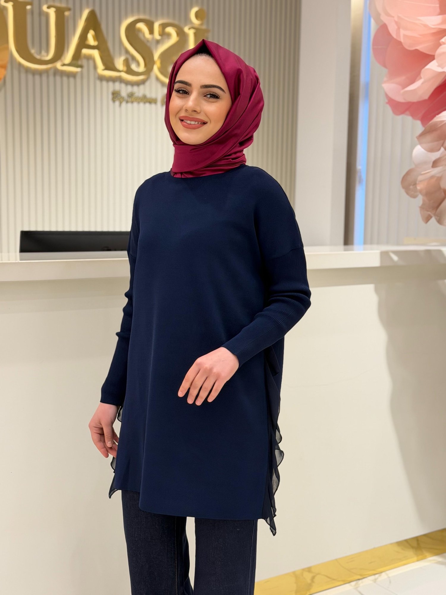 Ghisa 4689 Tunik  - LACİVERT