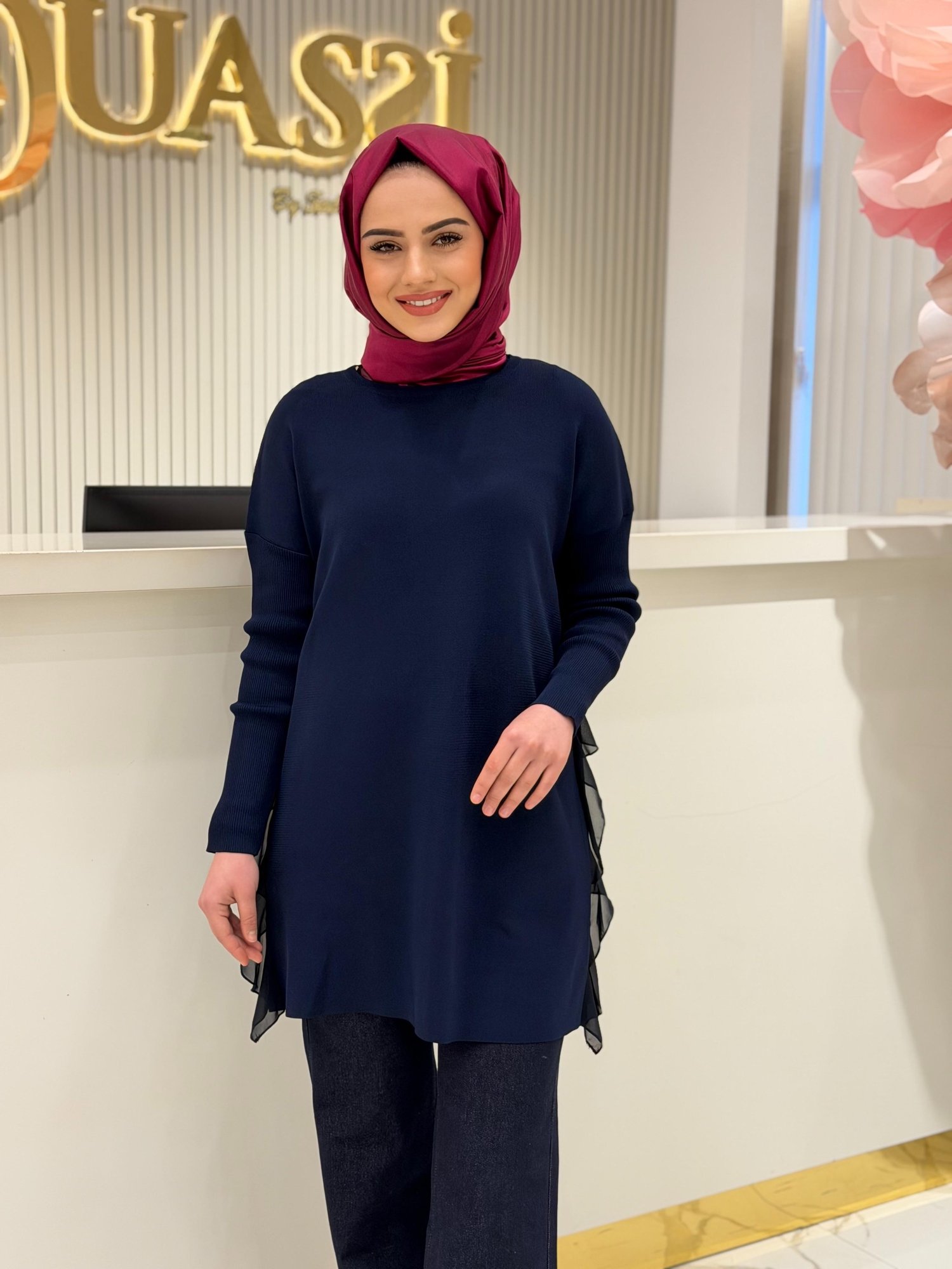 Ghisa 4689 Tunik  - LACİVERT