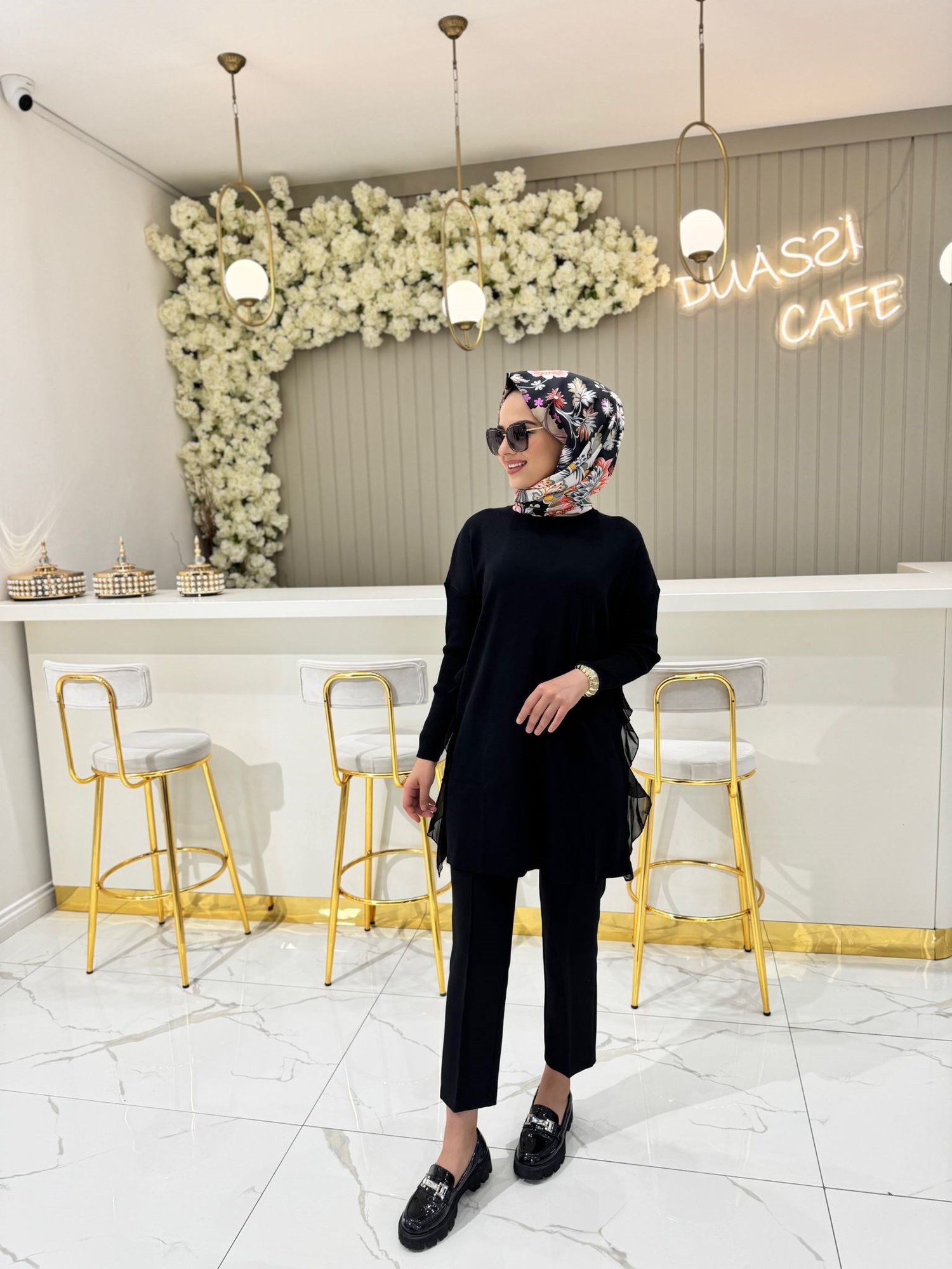 Ghisa 4689 Tunik  - SİYAH