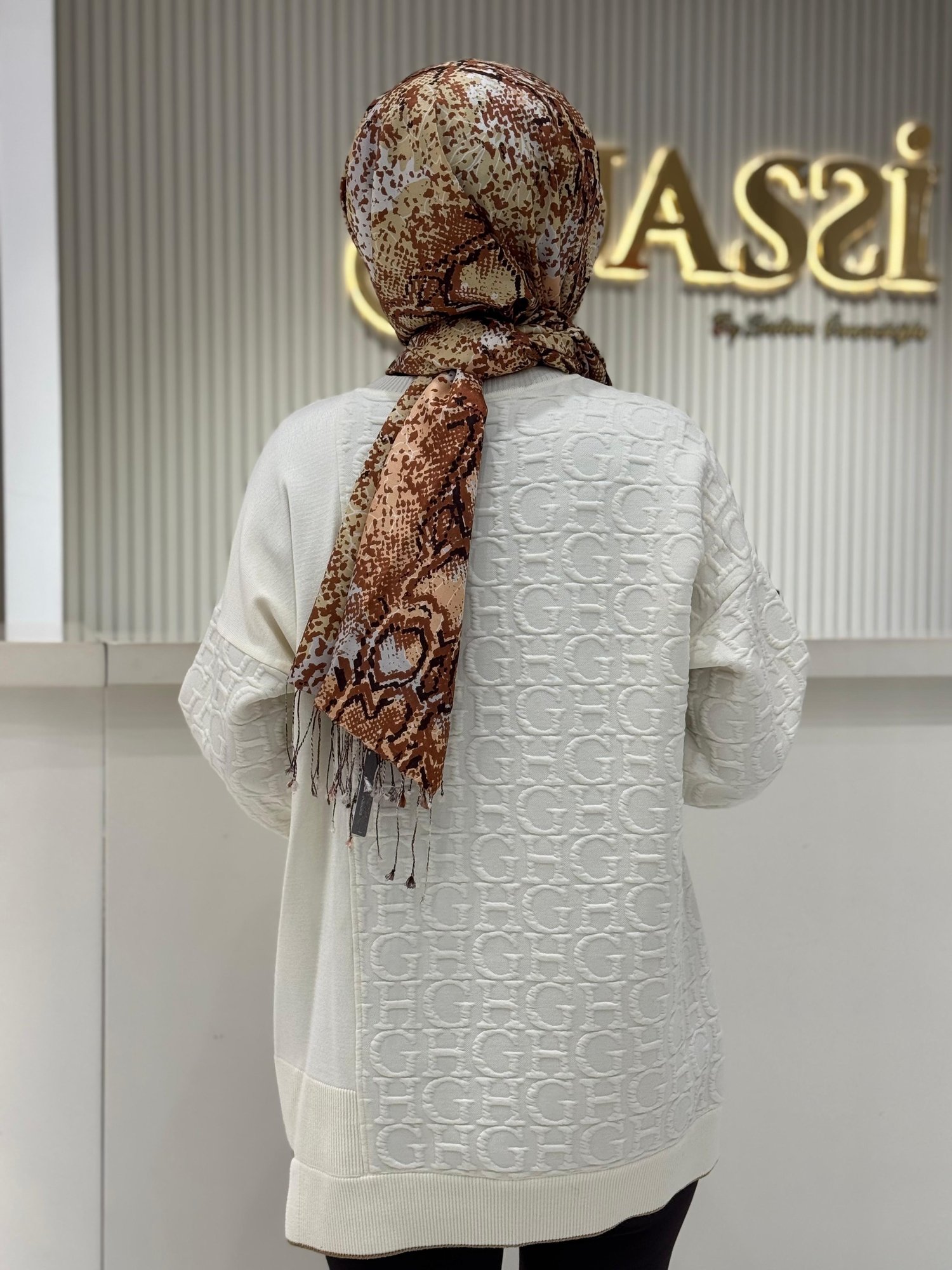 Ghisa 4801  Asimetrik Triko Mixli Tunik