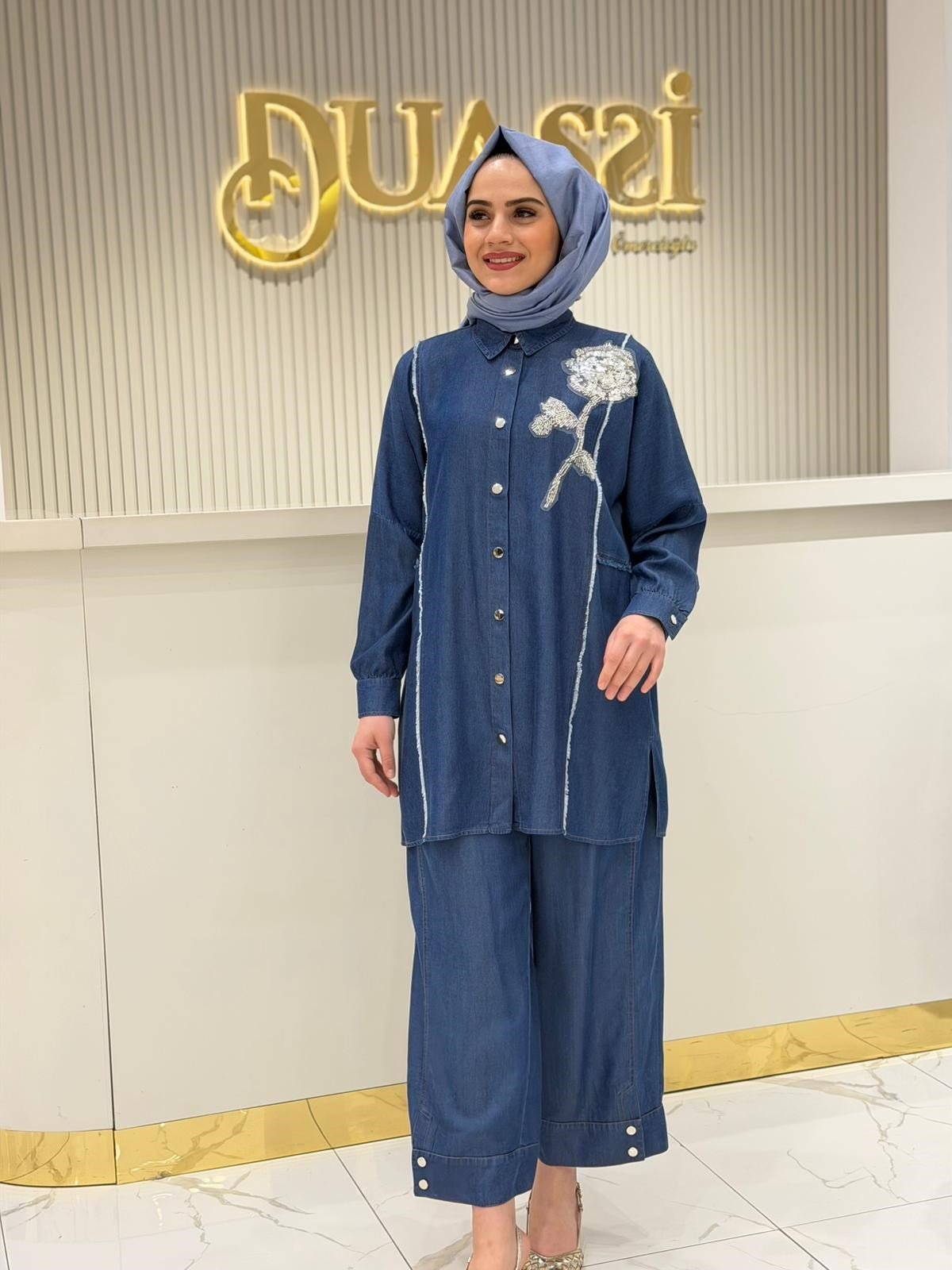 Ghisa 4877 Takım  - LACİVERT