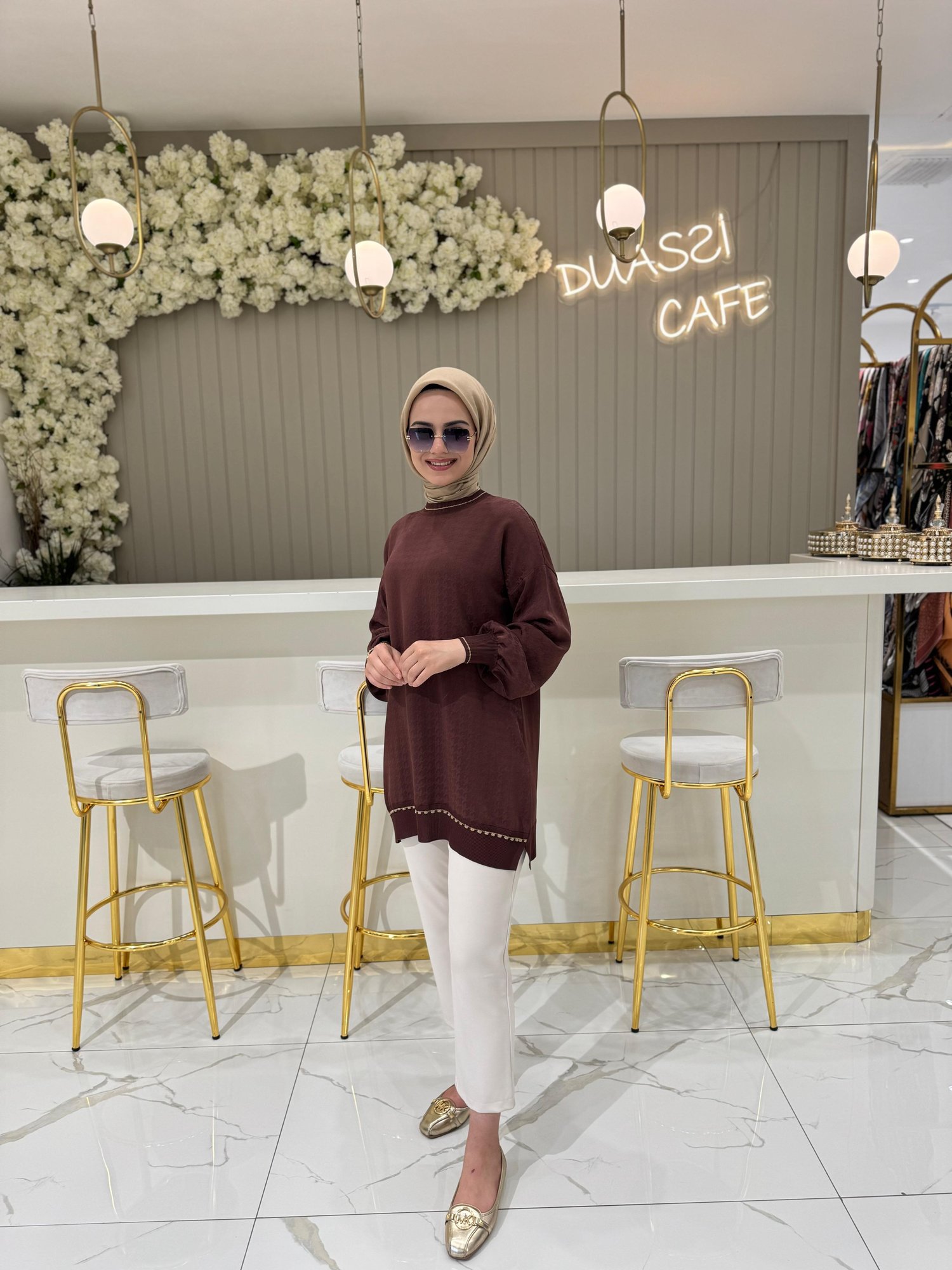 Ghisa 4900 Tunik  - KAHVE