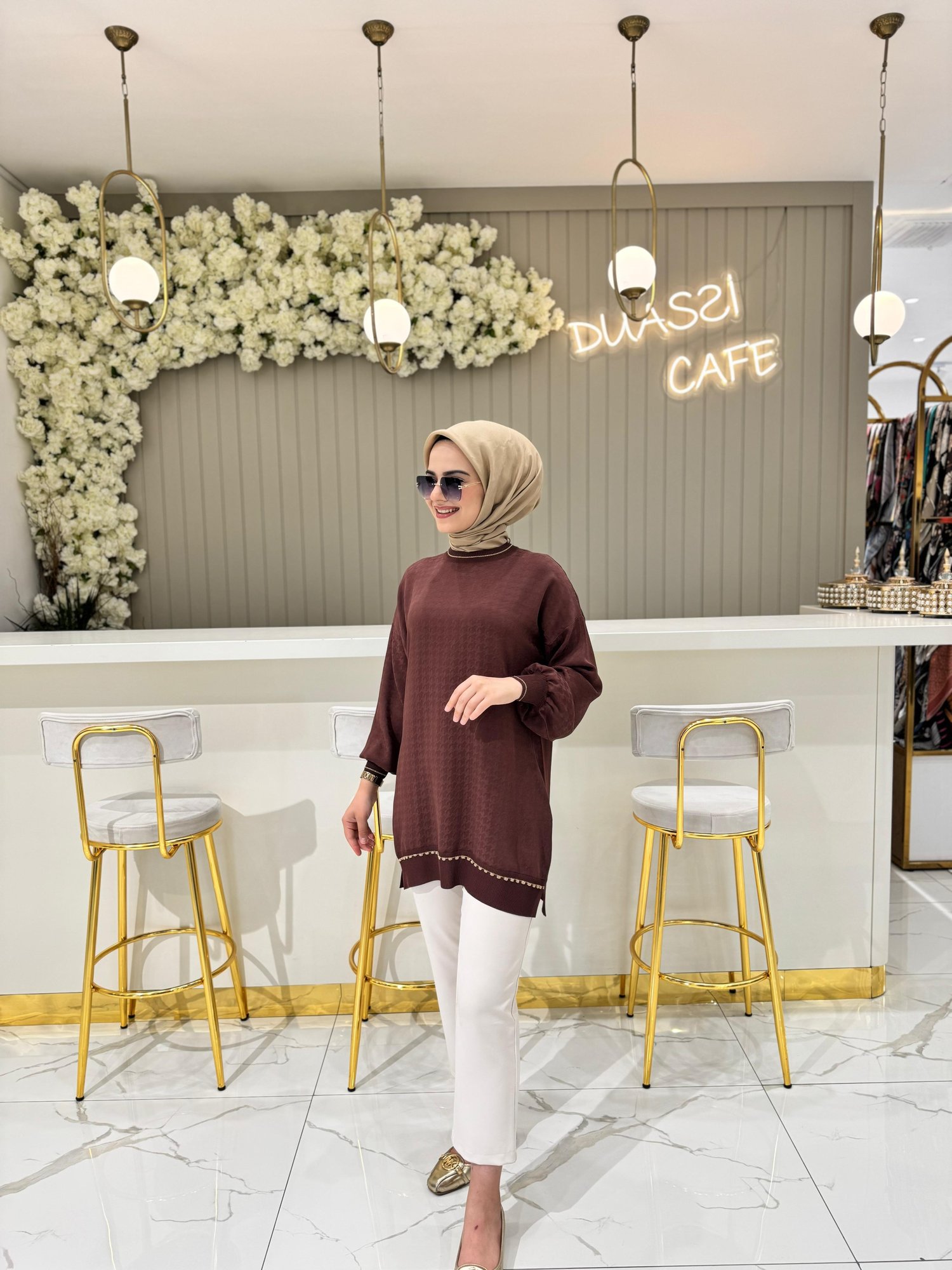 Ghisa 4900 Tunik  - KAHVE