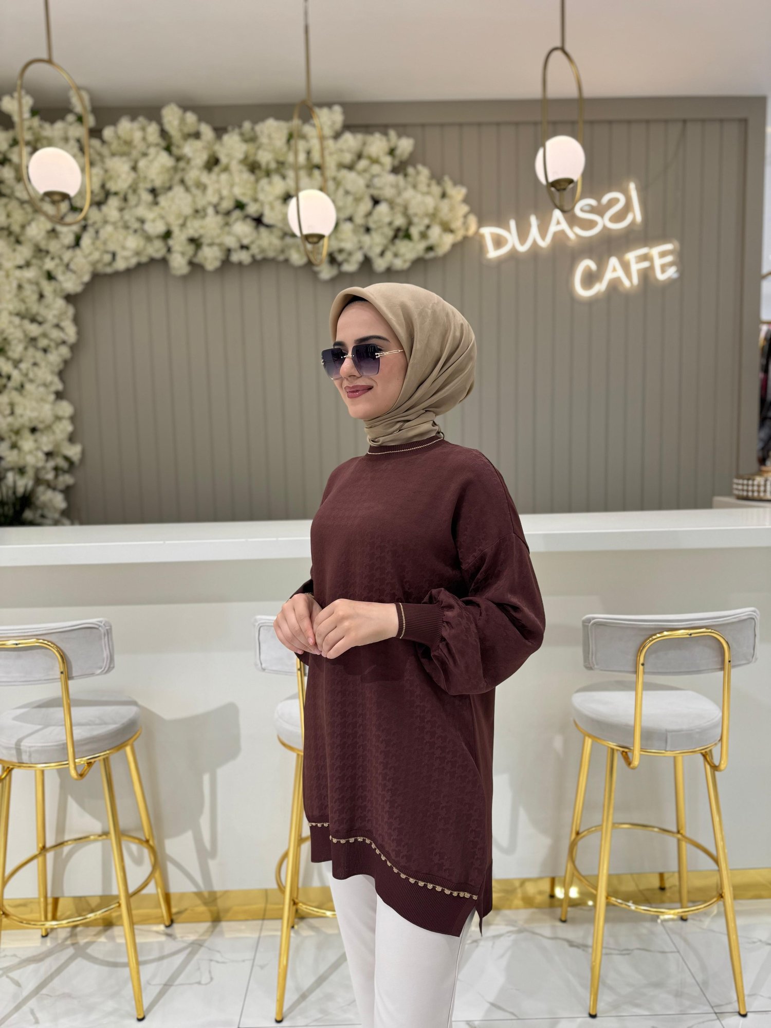 Ghisa 4900 Tunik  - KAHVE