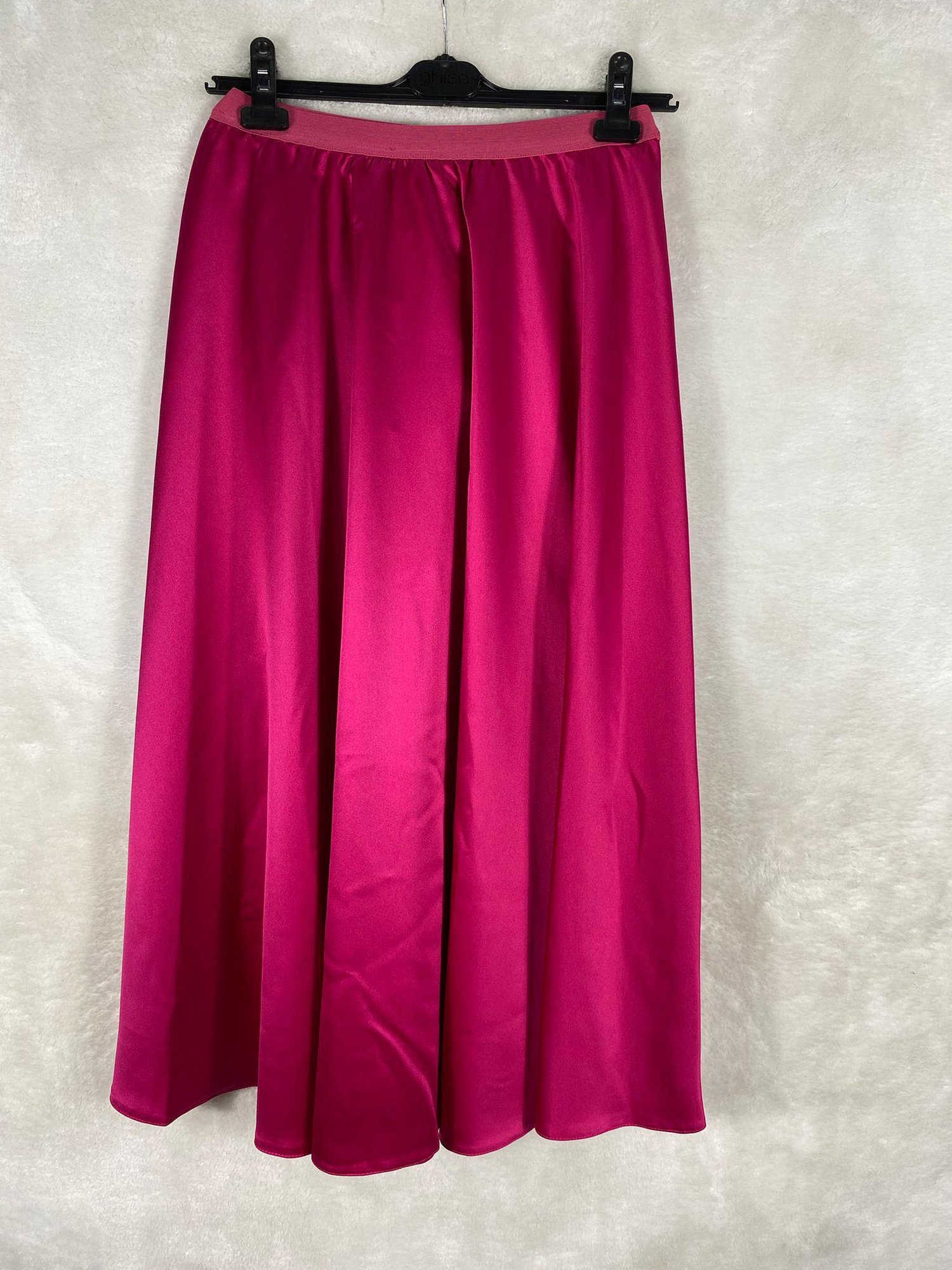 Ghisa Beli Lastikli Etek 5241 - PEMBE