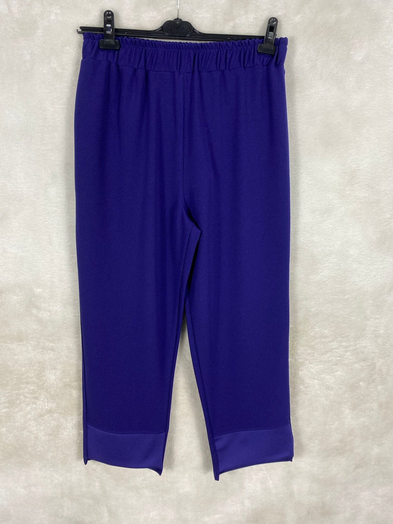 Ghisa Beli Lastikli Pantolon 8495 - morcivert