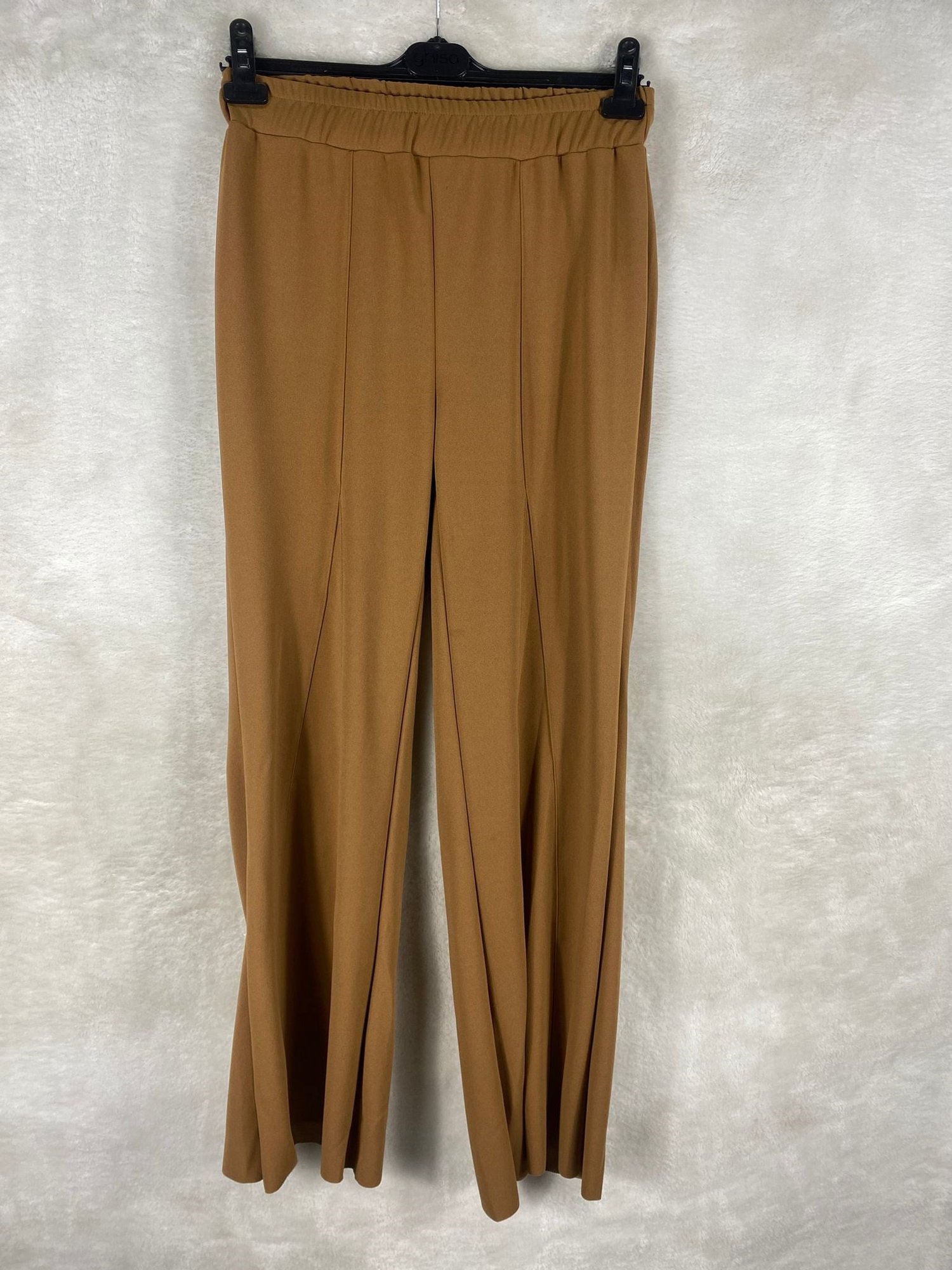 Ghisa Beli Lastikli Pantolon 8628 - KAHVE