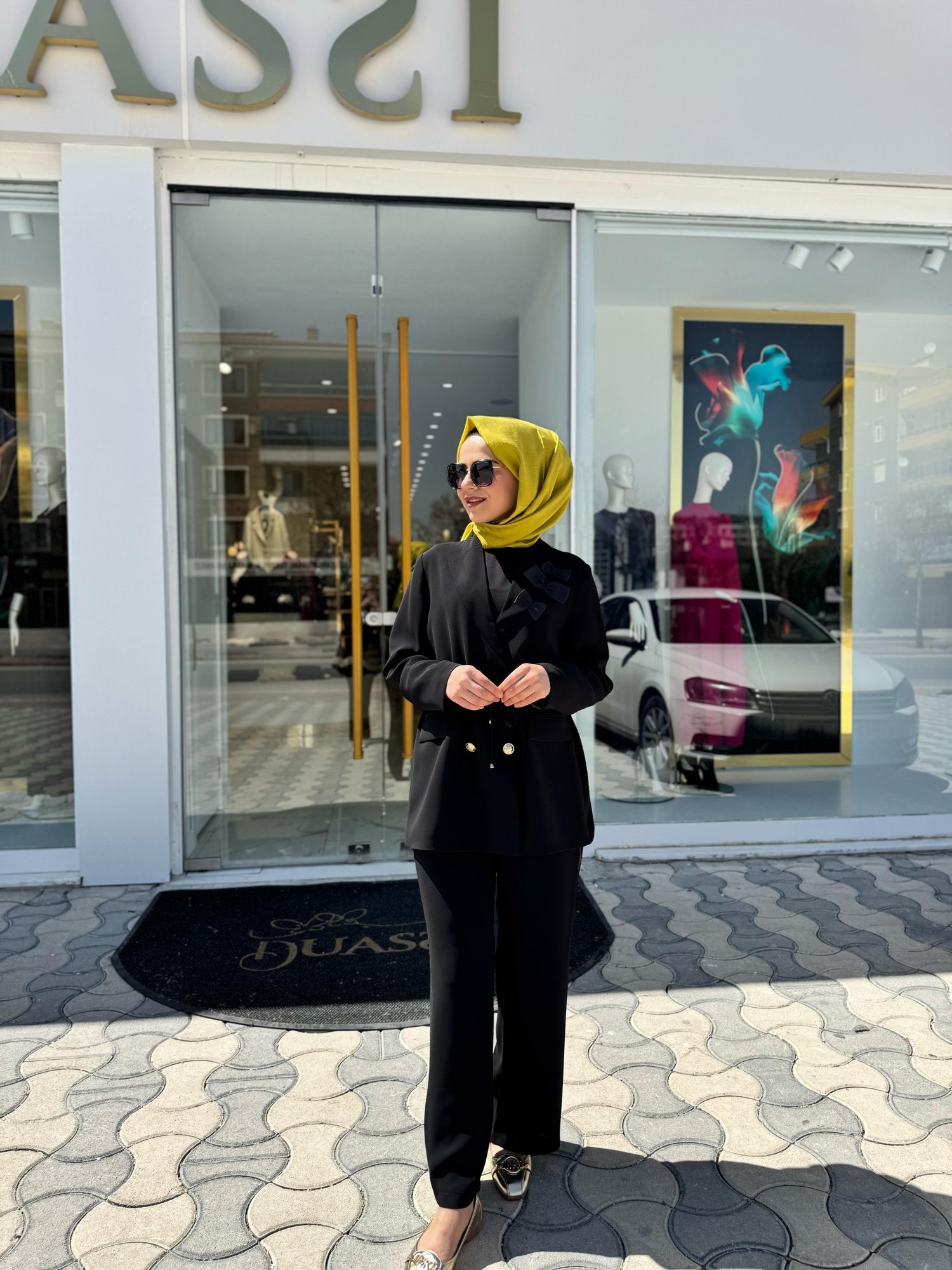 Ghisa Blazer Takım 2675-S - SİYAH