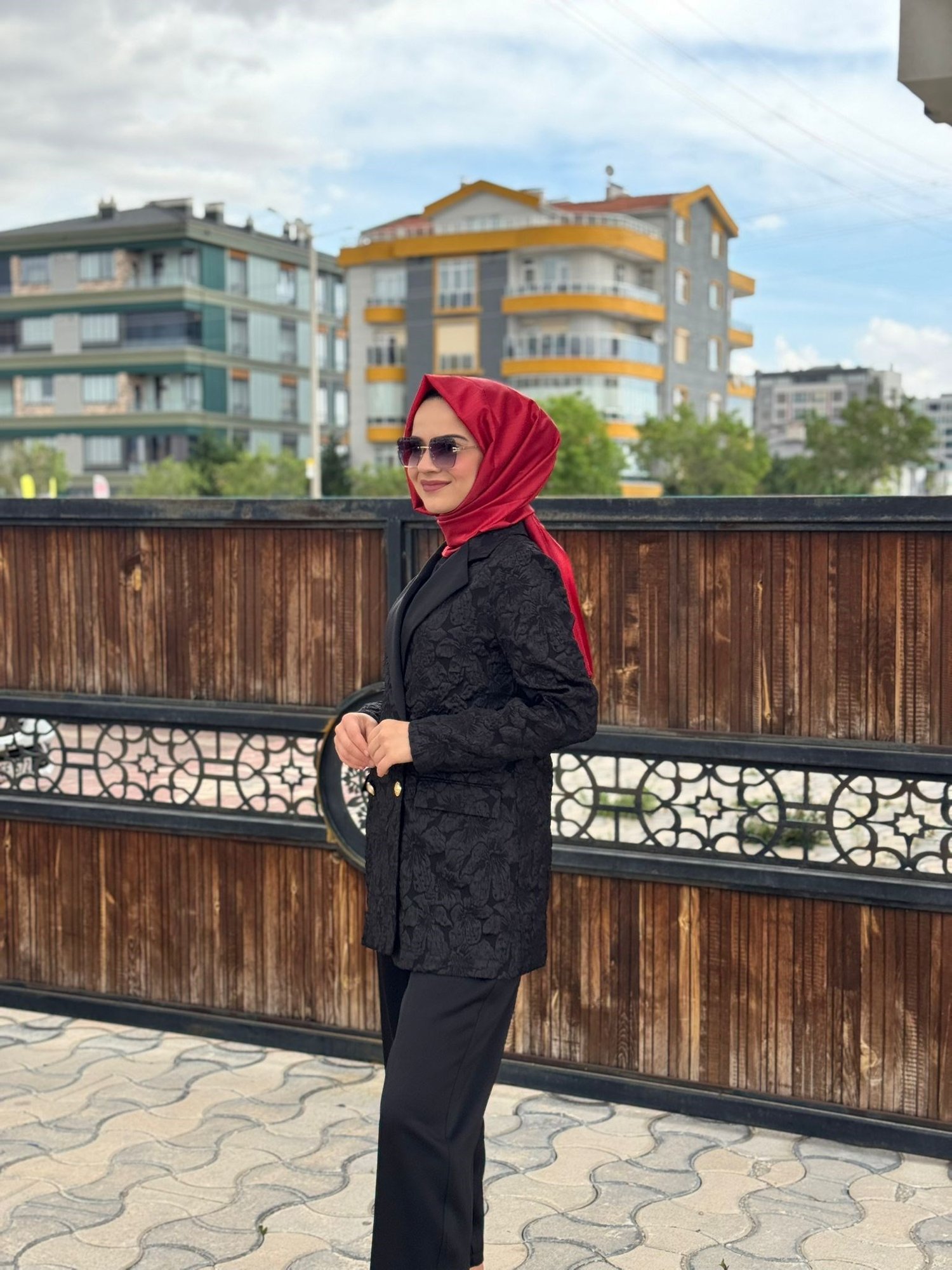 Ghisa Blazer Takım 3110 - SİYAH