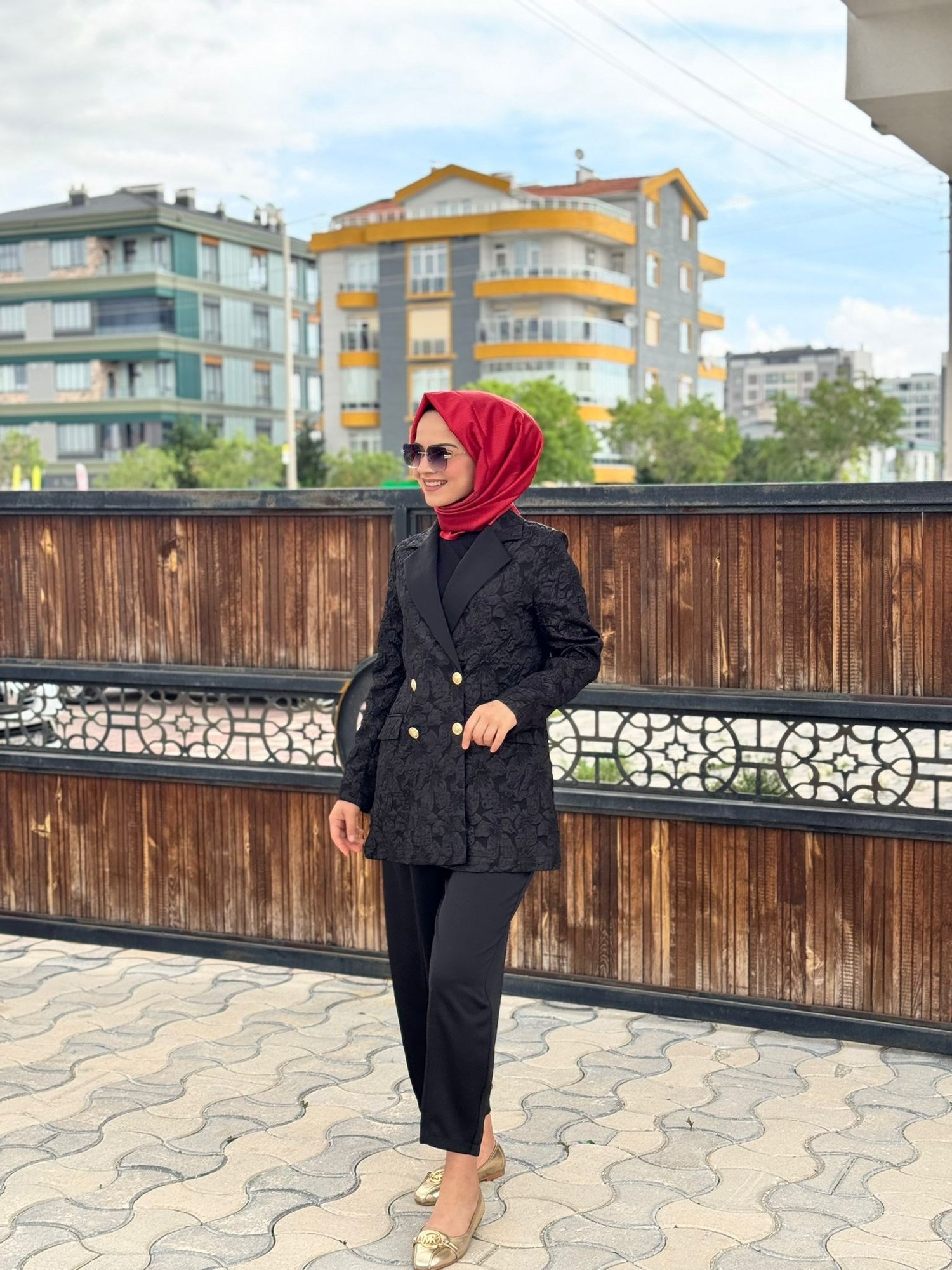 Ghisa Blazer Takım 3110 - SİYAH
