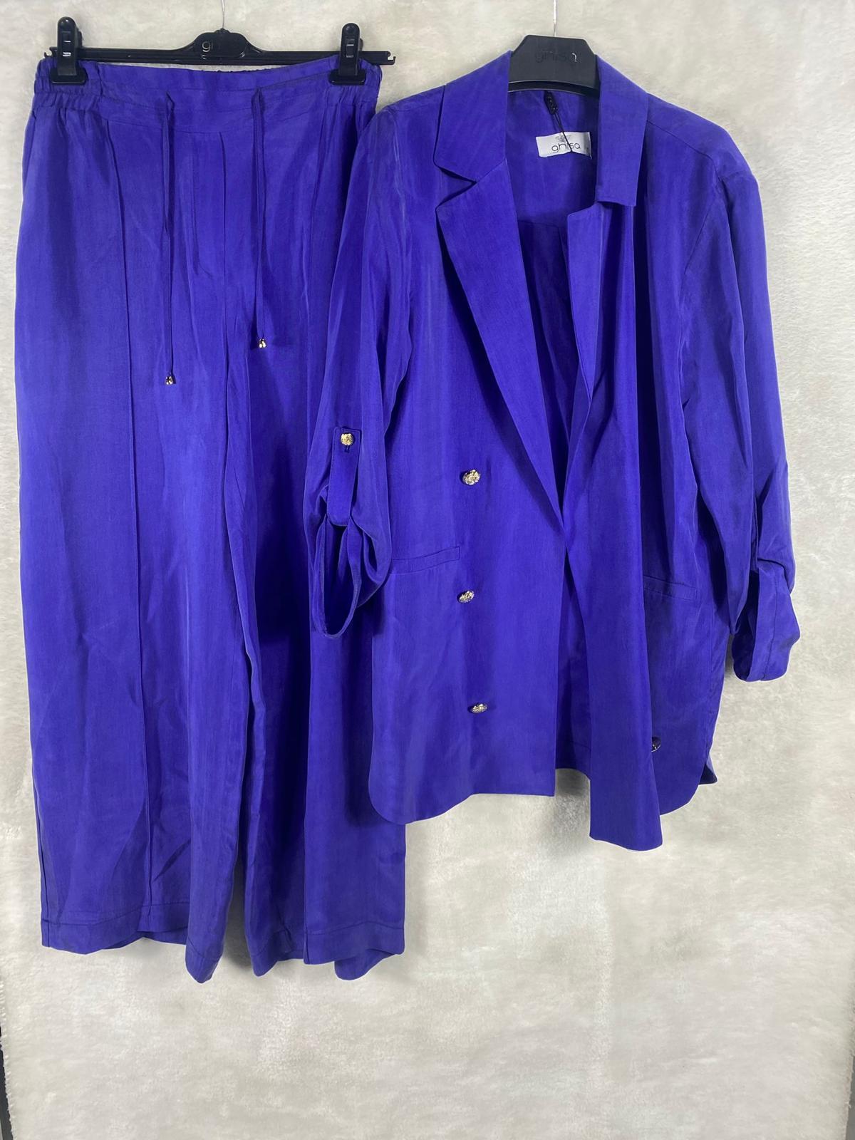 Ghisa Ceket Pantolon Takımı 3595 - morcivert