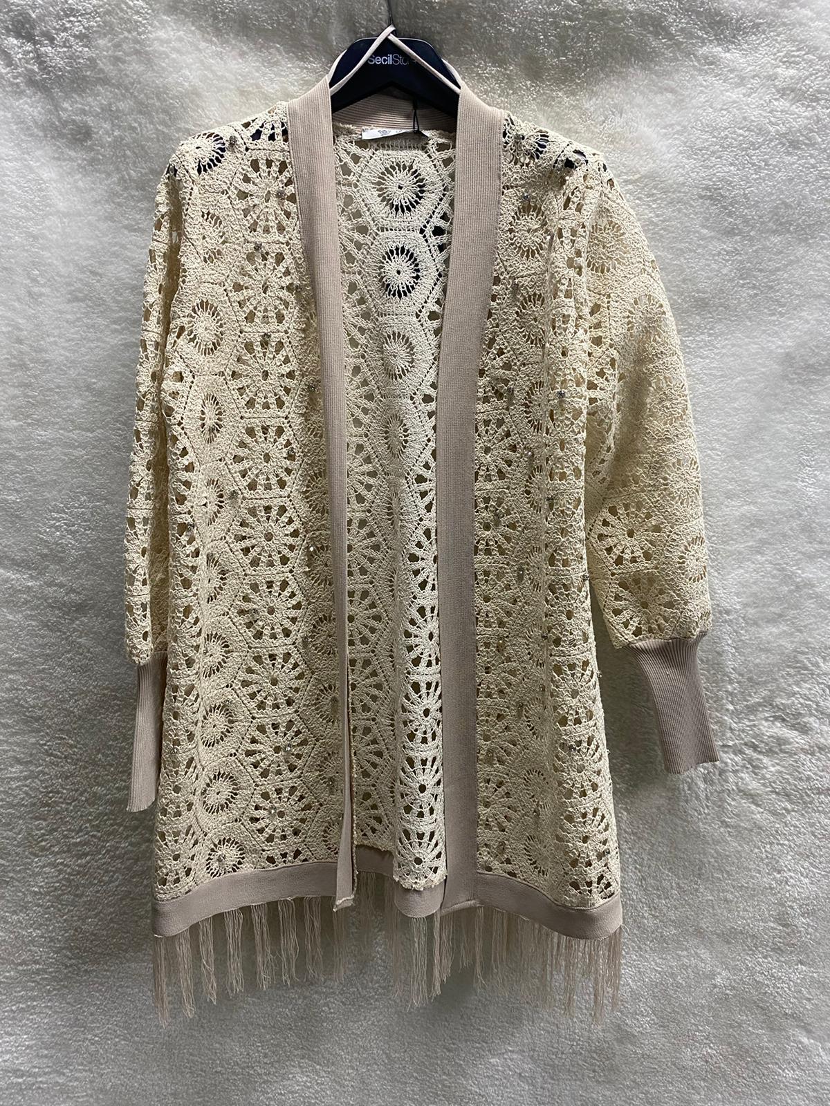 Ghisa Dantel Detay Hırka 3623 - TAŞ