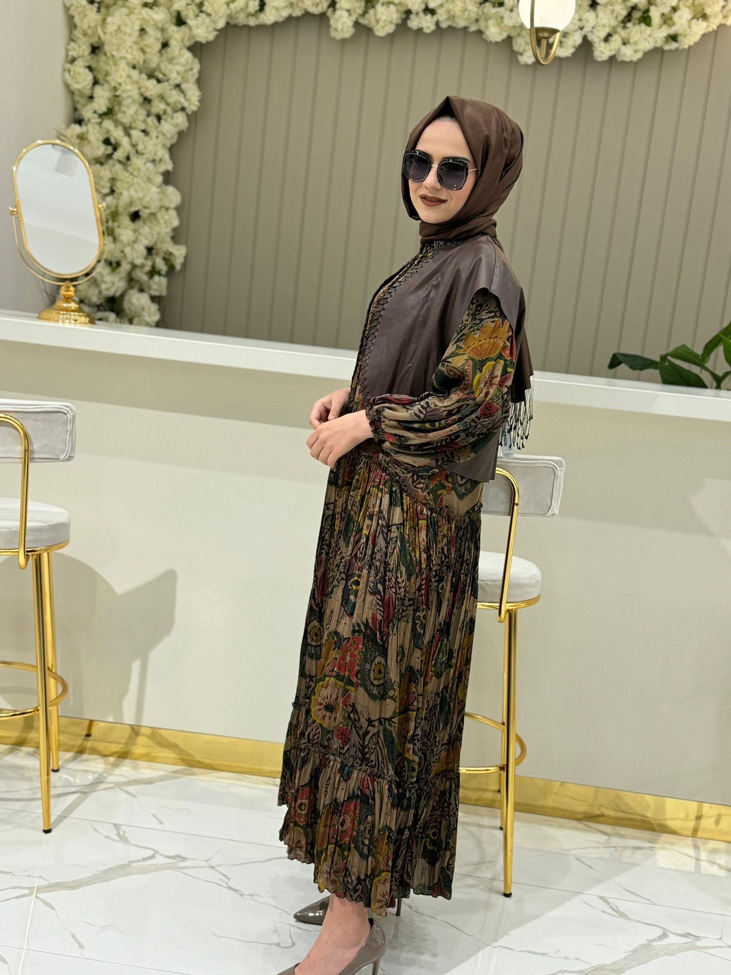 Ghisa Elbise 4768 - KAHVE