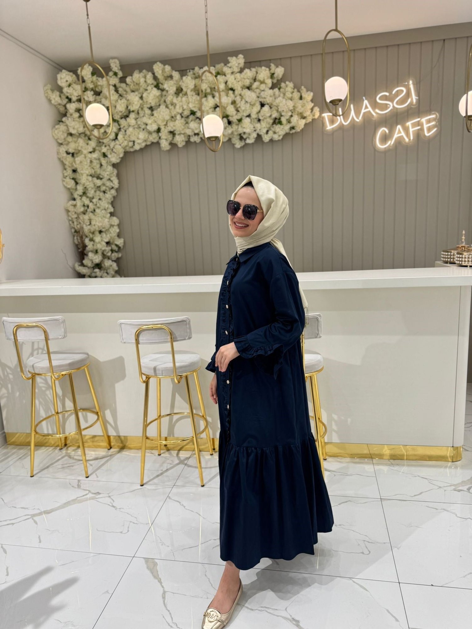 Ghisa Elbise  - LACİVERT