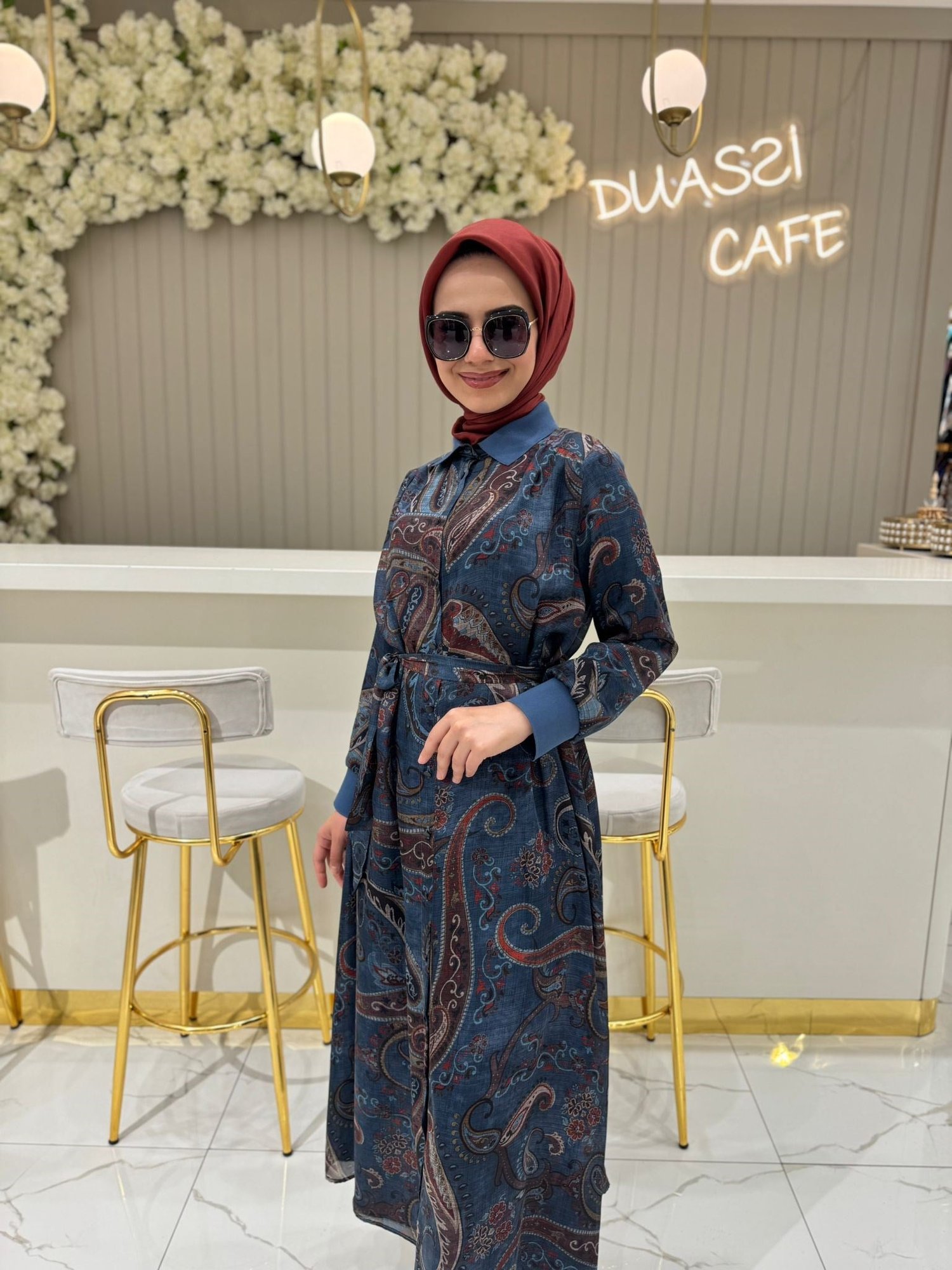 Ghisa Elbise  - LACİVERT